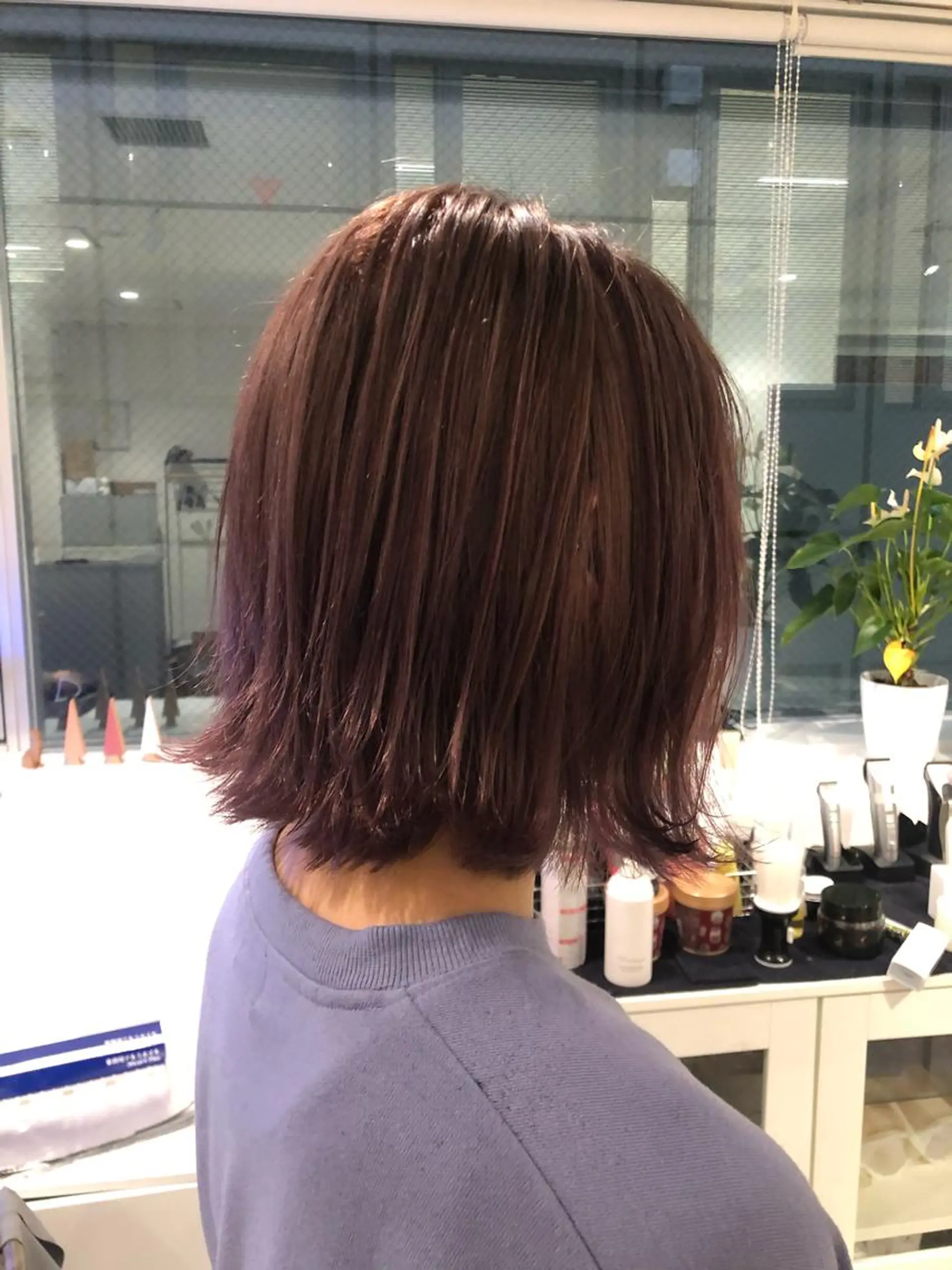 ショート カラー ベージュカラー ピンクカラー ピンクベージュ ヘアカラー JILBLAN京都 ショート/ハイライトのヘアスタイル