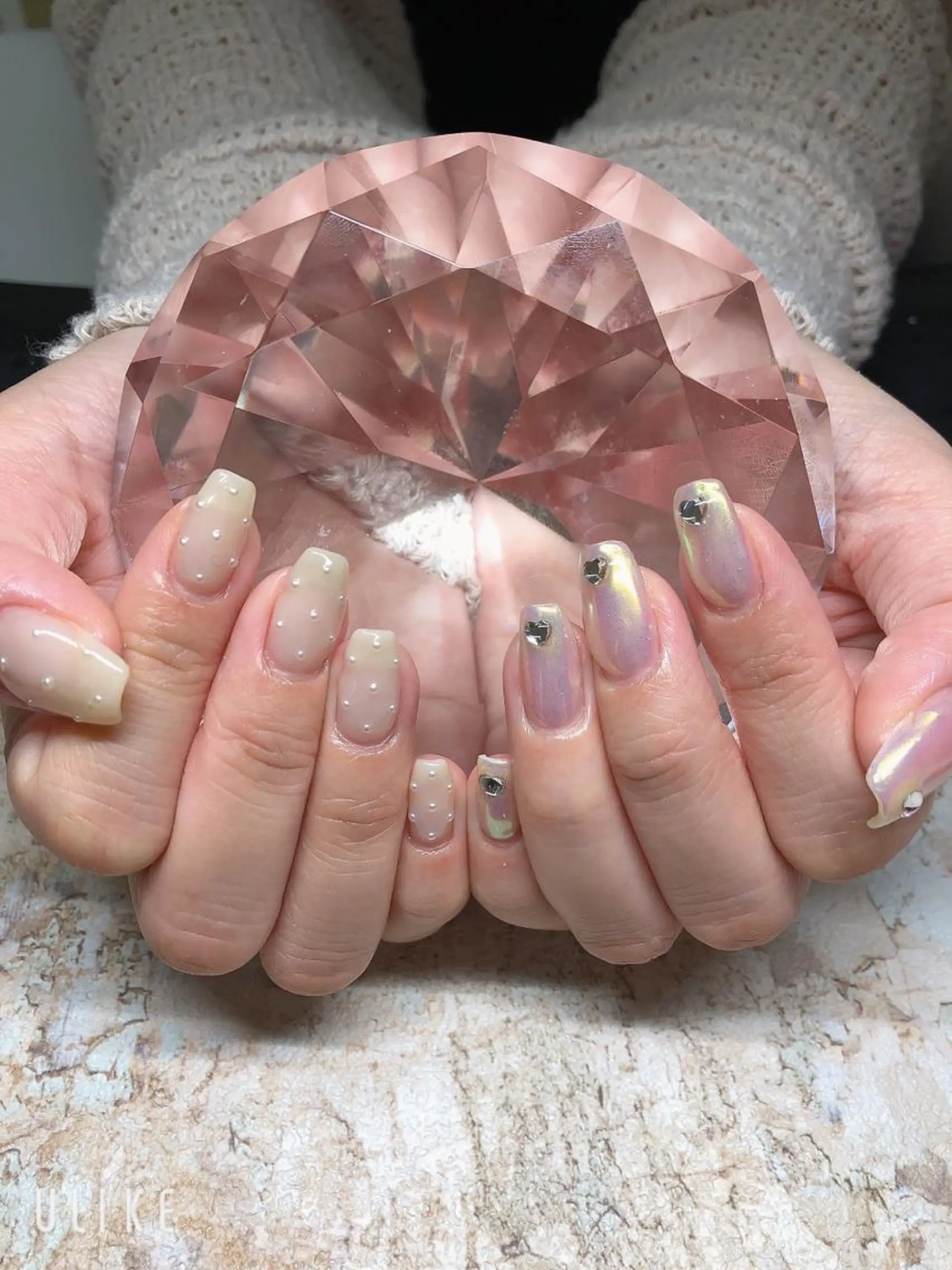 ネイル アートネイル フレンチネイル ジェルネイル グラデーション 韓国ネイル Nail room Bimano所属・Bimano seica♡+°のネイルデザイン