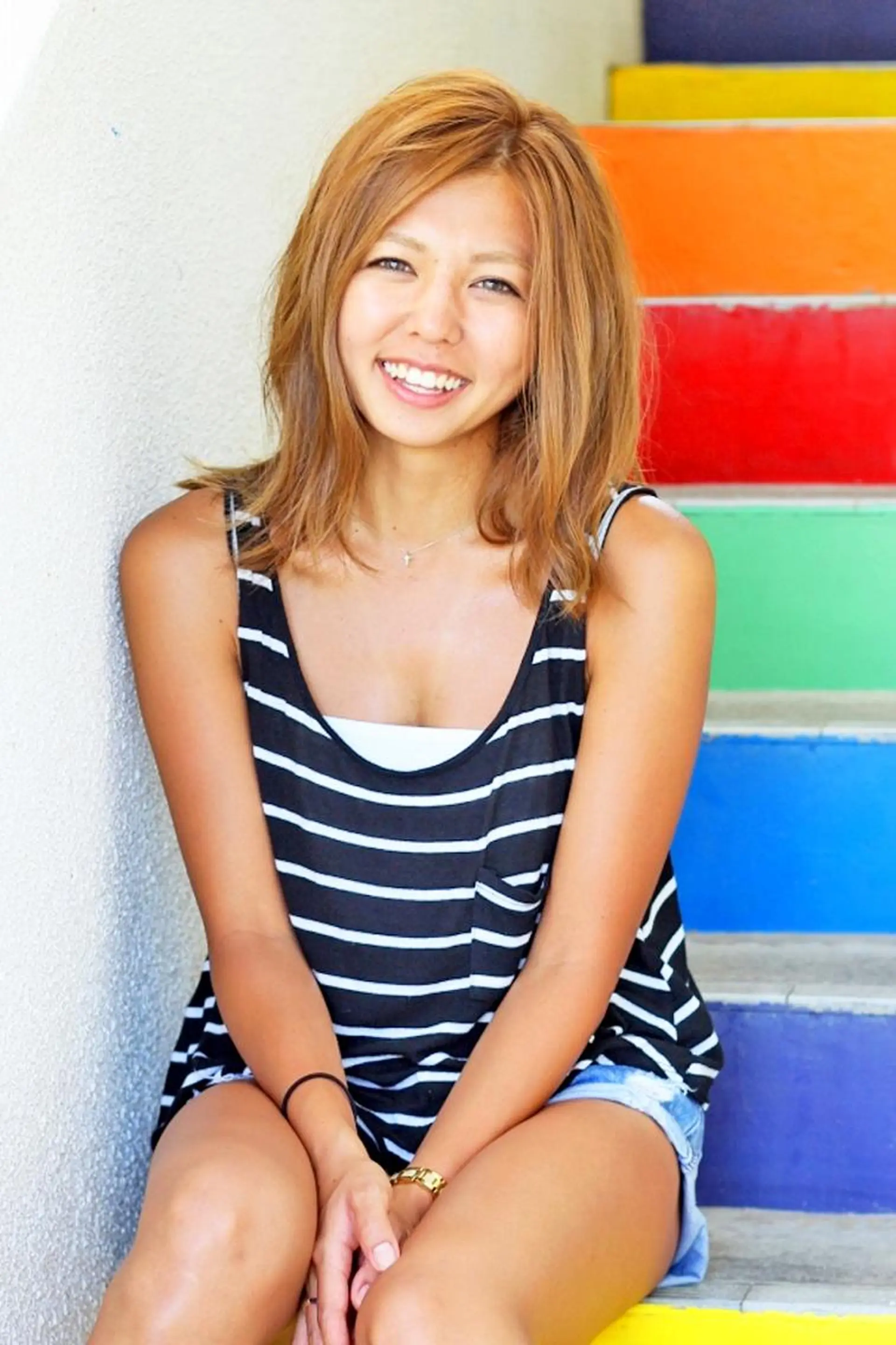 ミディアム カラー 村上 貴徳のヘアスタイル