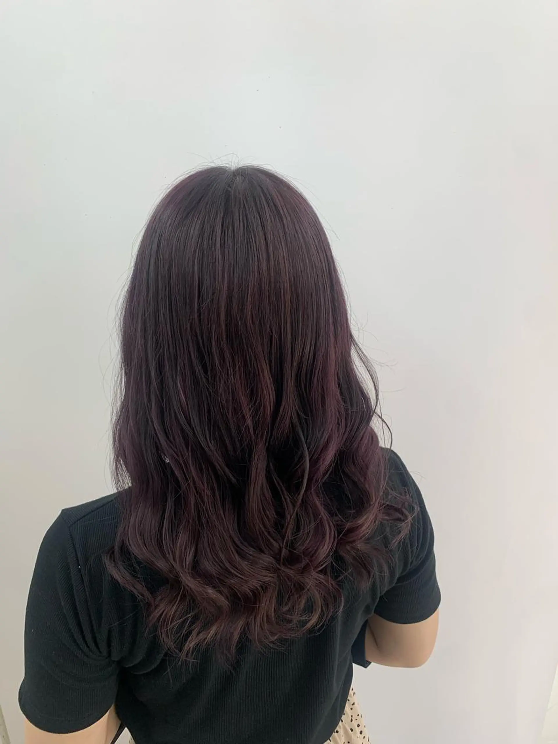 セミロング ヘアカラー トリートメント 韓国ヘア×ハイトーン AYA💫のヘアスタイル