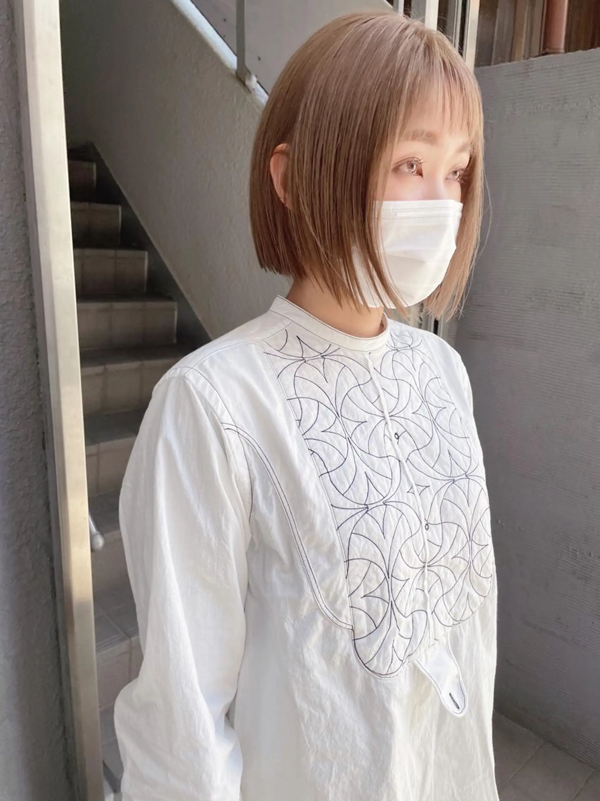 ミディアム ボブ/レイヤー 🌟梅田盛一🌟のヘアスタイル