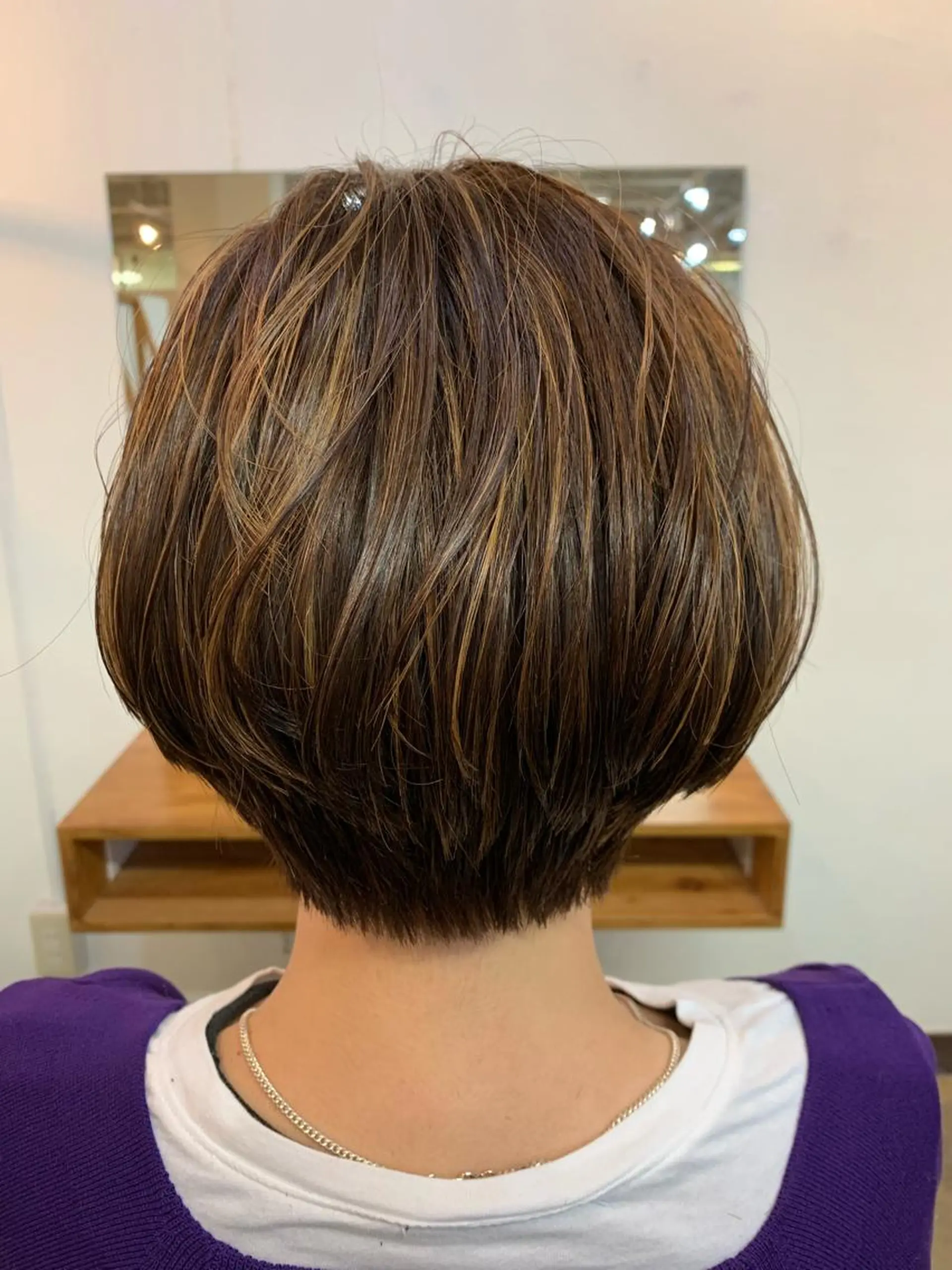 ショート カラー カット ヘアカラー トリートメント LEB所属・下河 宗太のヘアスタイル