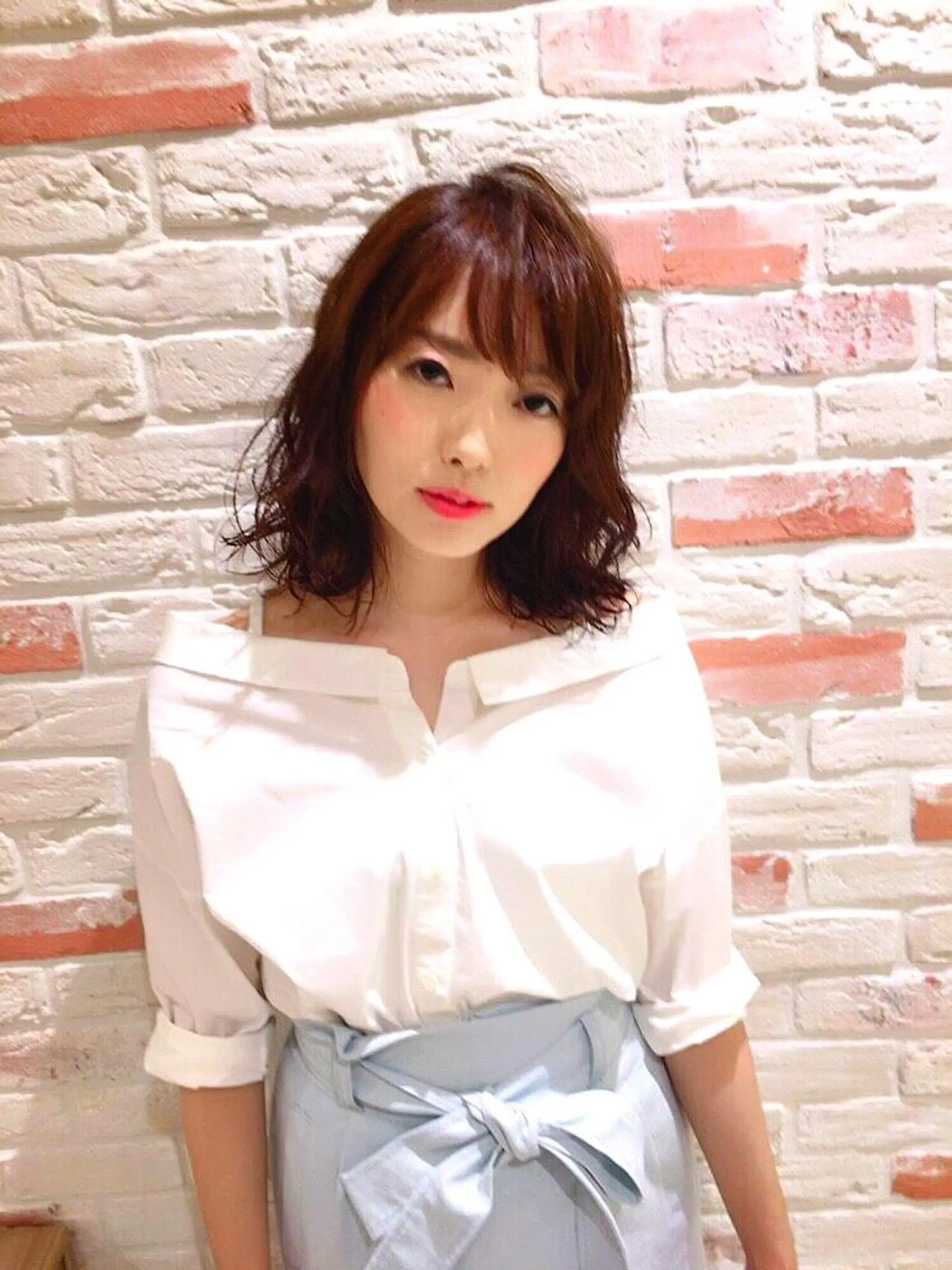 ミディアム 新宿 木下拓哉のヘアスタイル