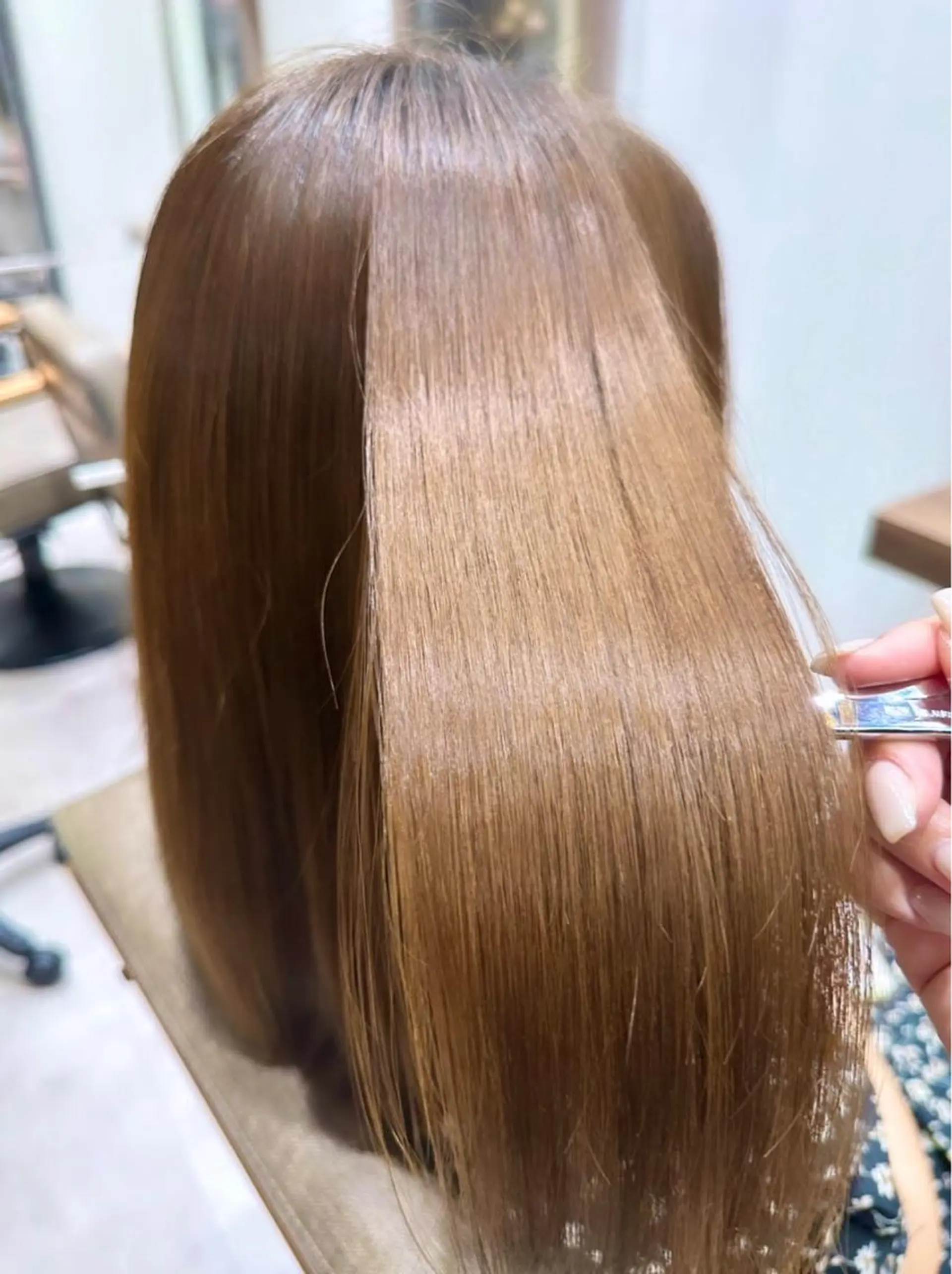 ミディアム カラー ヘアカラー トリートメント 名古屋/髪質改善/ 透明感SHIZUKAのヘアスタイル