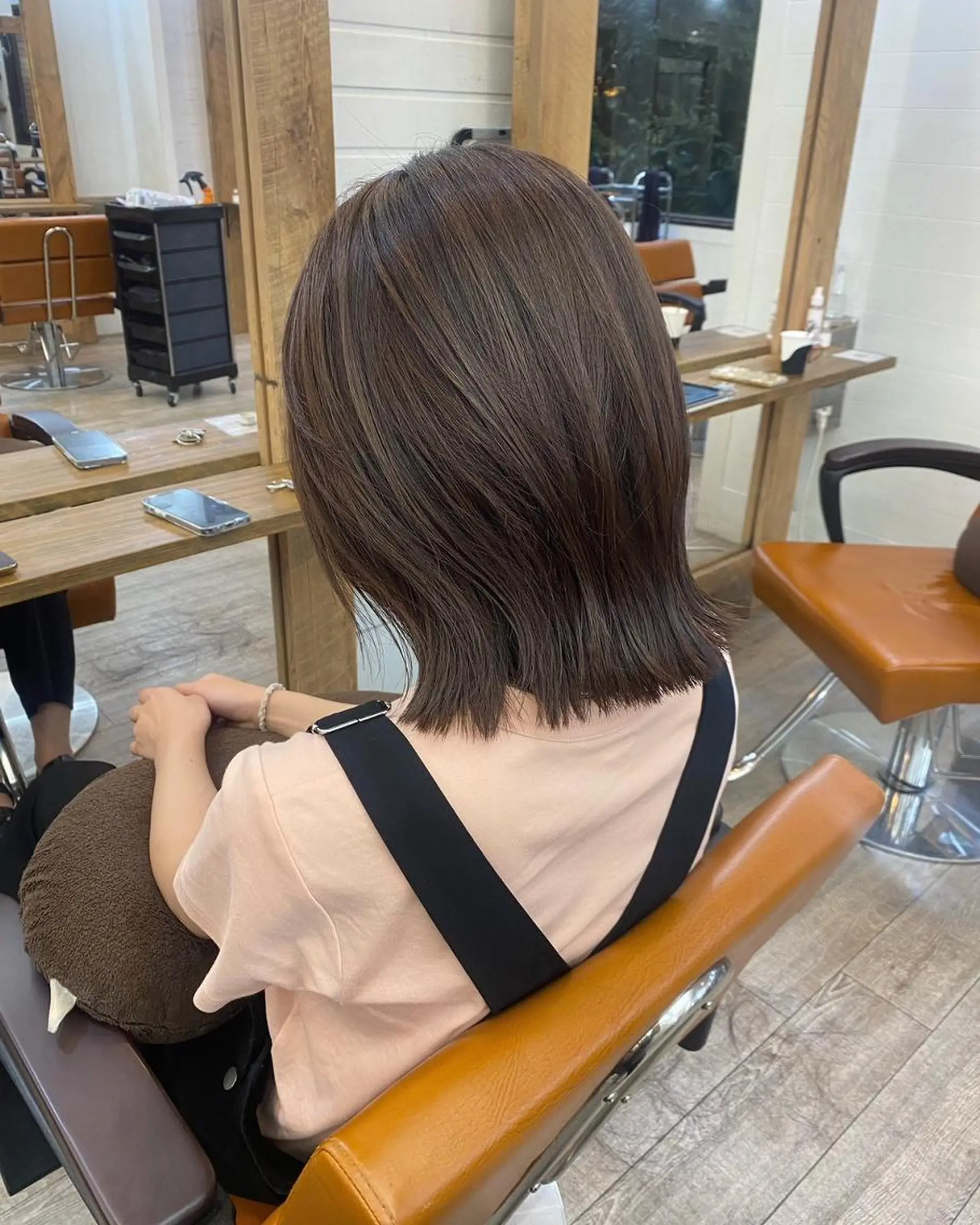 ミディアム カラー アディクシーカラー ブリーチ 透明感カラー グレージュ イルミナカラー カット ヘアカラー トリートメント N° anfeel 渋谷🪞🫧のヘアスタイル