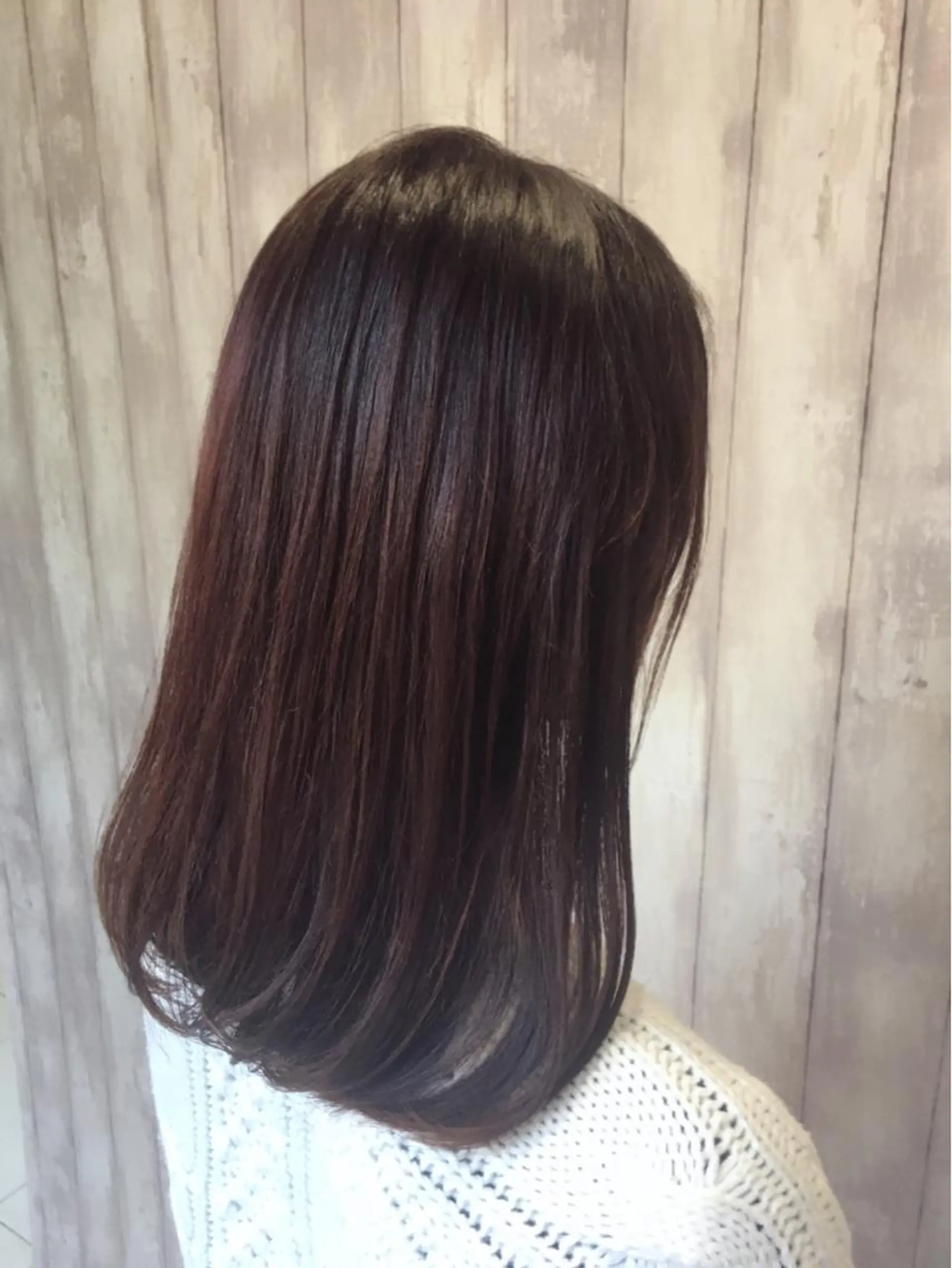 カラー ブラウンカラー ピンクカラー トップスタイリスト 小澤純一のヘアスタイル