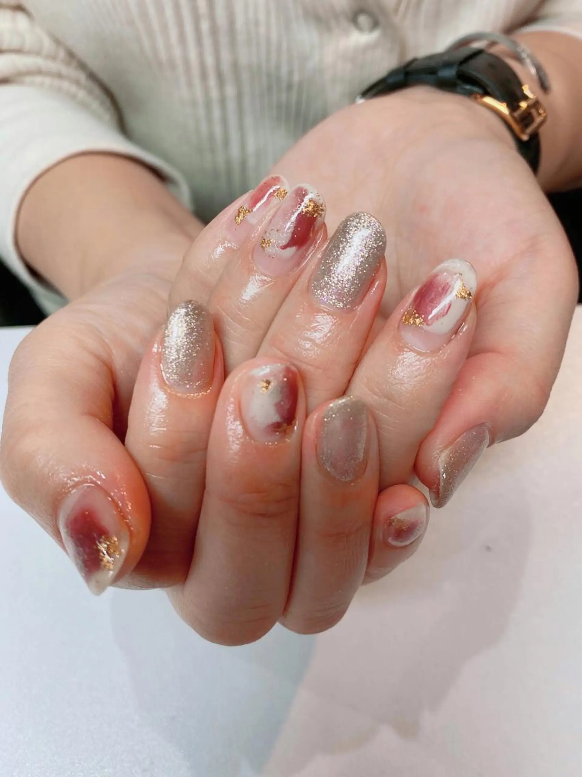 ネイル 持ち込み ニュアンスネイル yuminail所属・錦糸町 yuminailのネイルデザイン