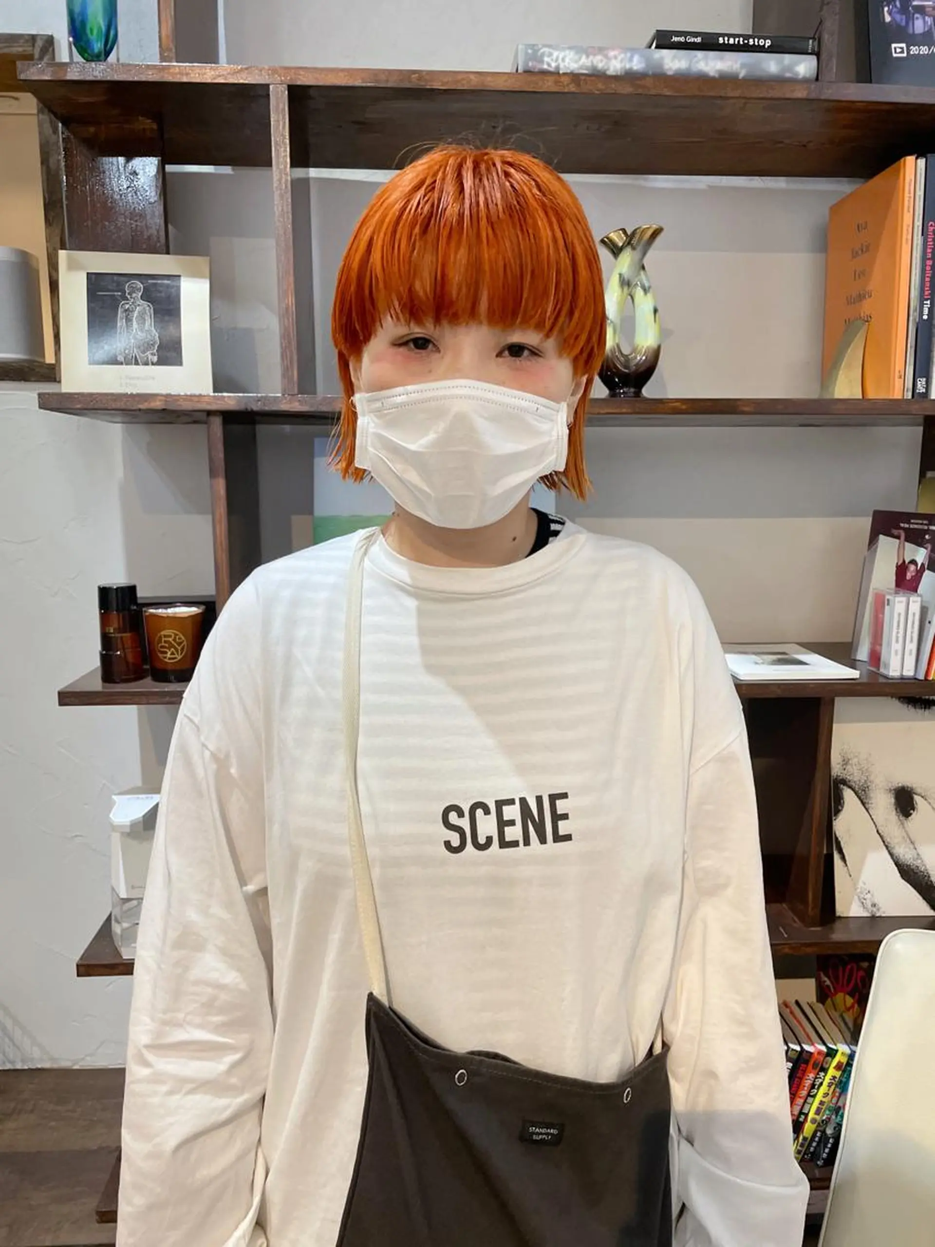 ミディアム カラー 高橋 愛美のヘアスタイル