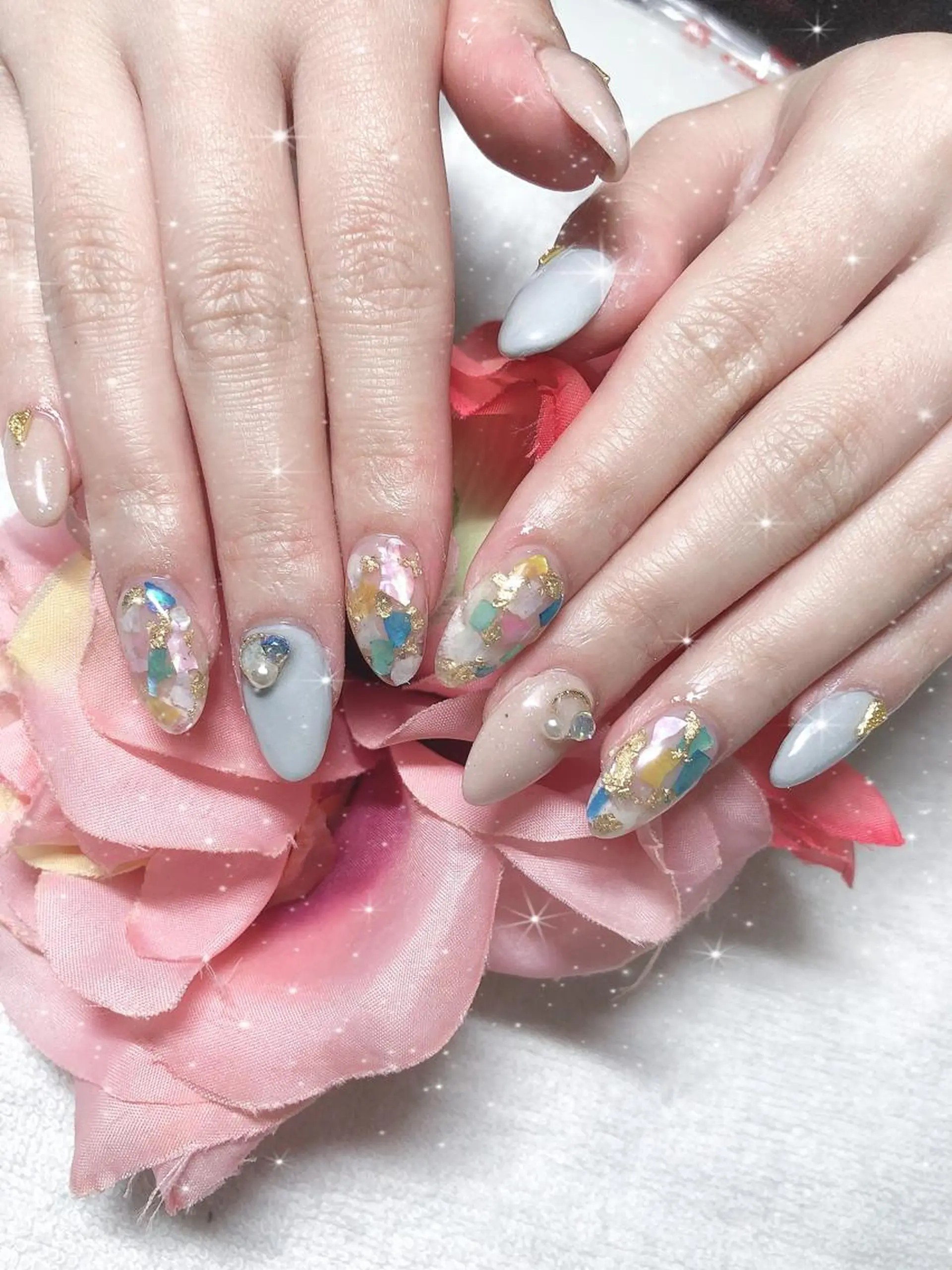 ミディアム ネイル 《LB》ラブリエ Nail&eyeのマツエク・マツパデザイン