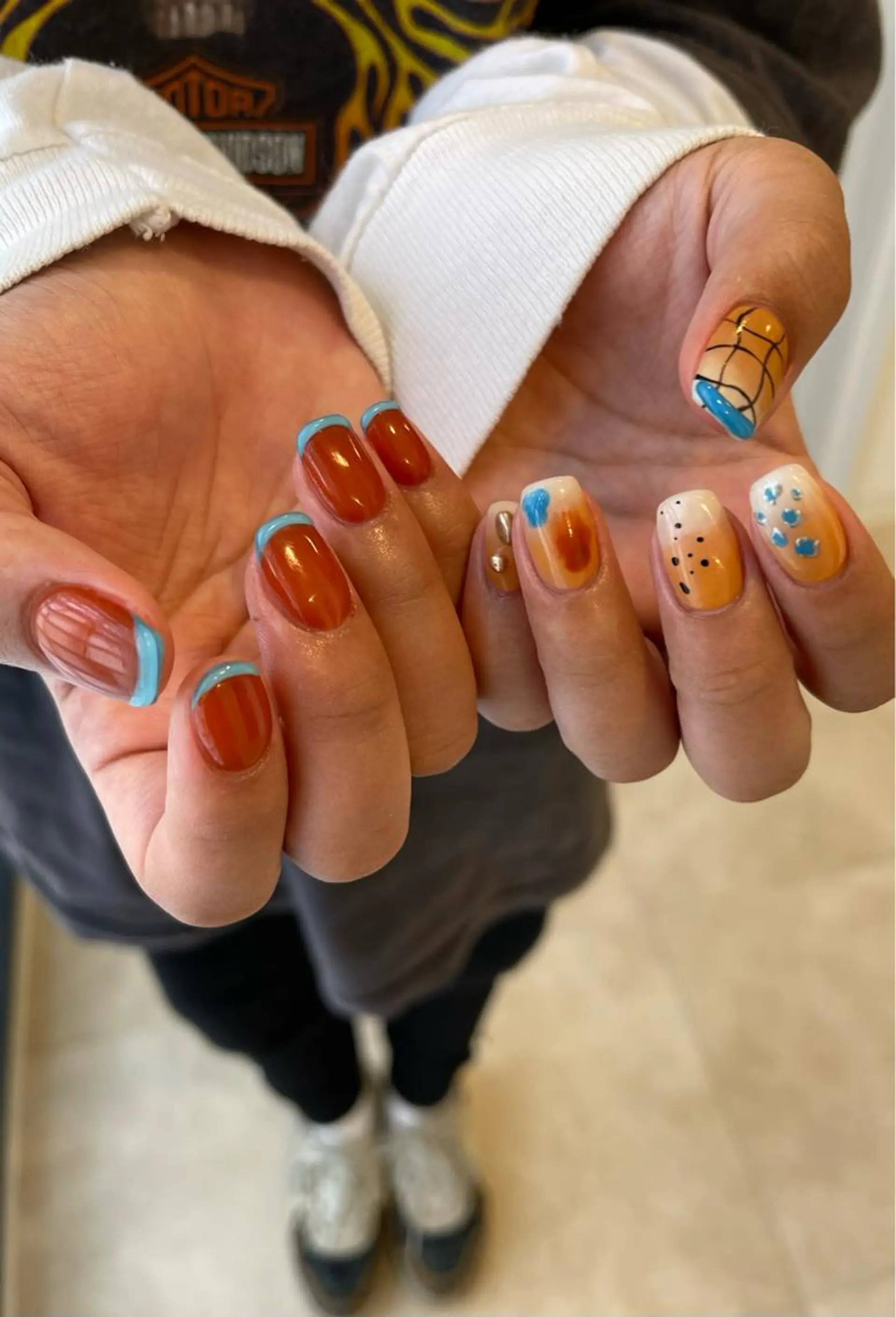 ネイル 8113 海外/y2k/韓国のネイルデザイン