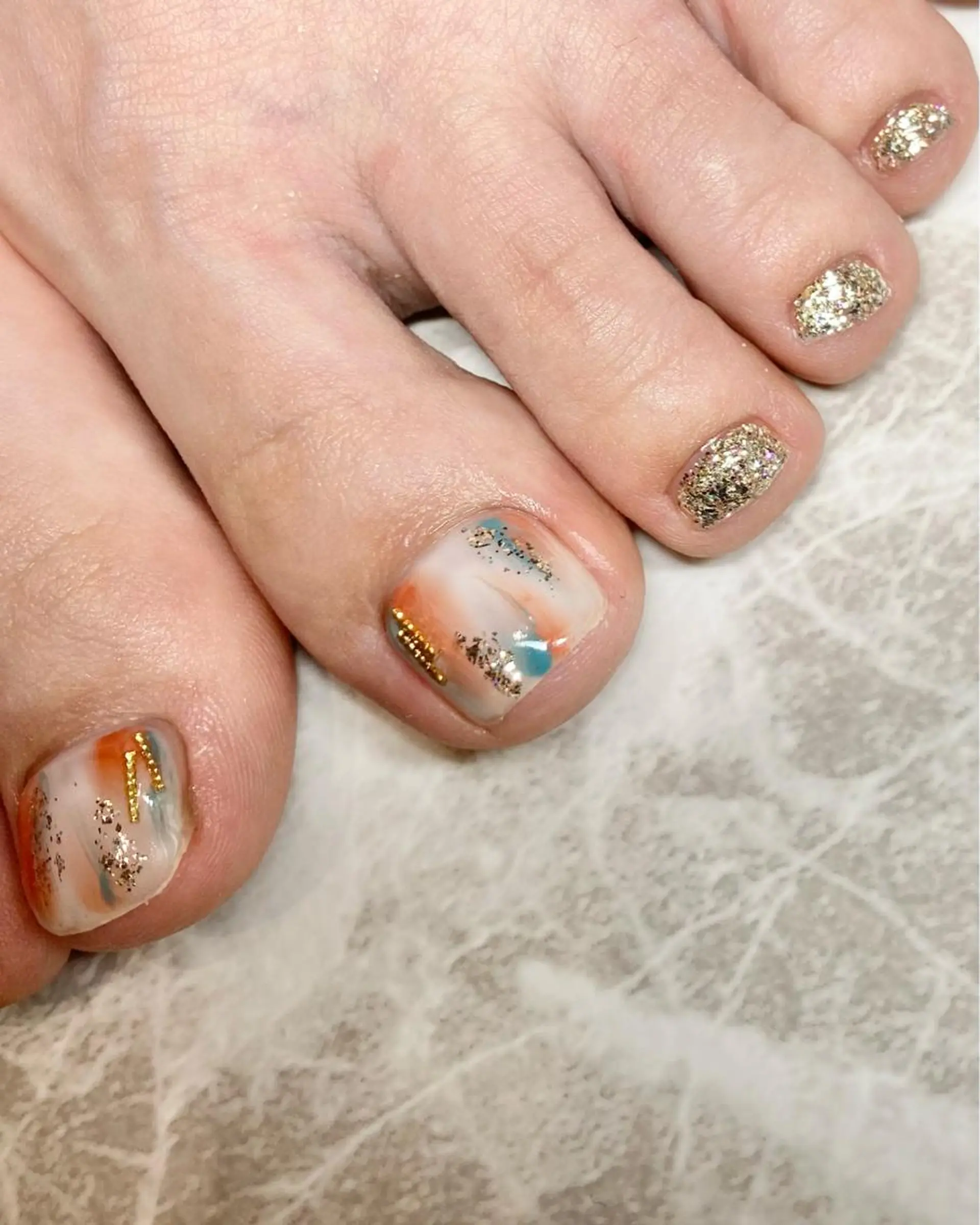 ネイル アートネイル フットネイル 持ち込み フットネイル U. Minakoのネイルデザイン