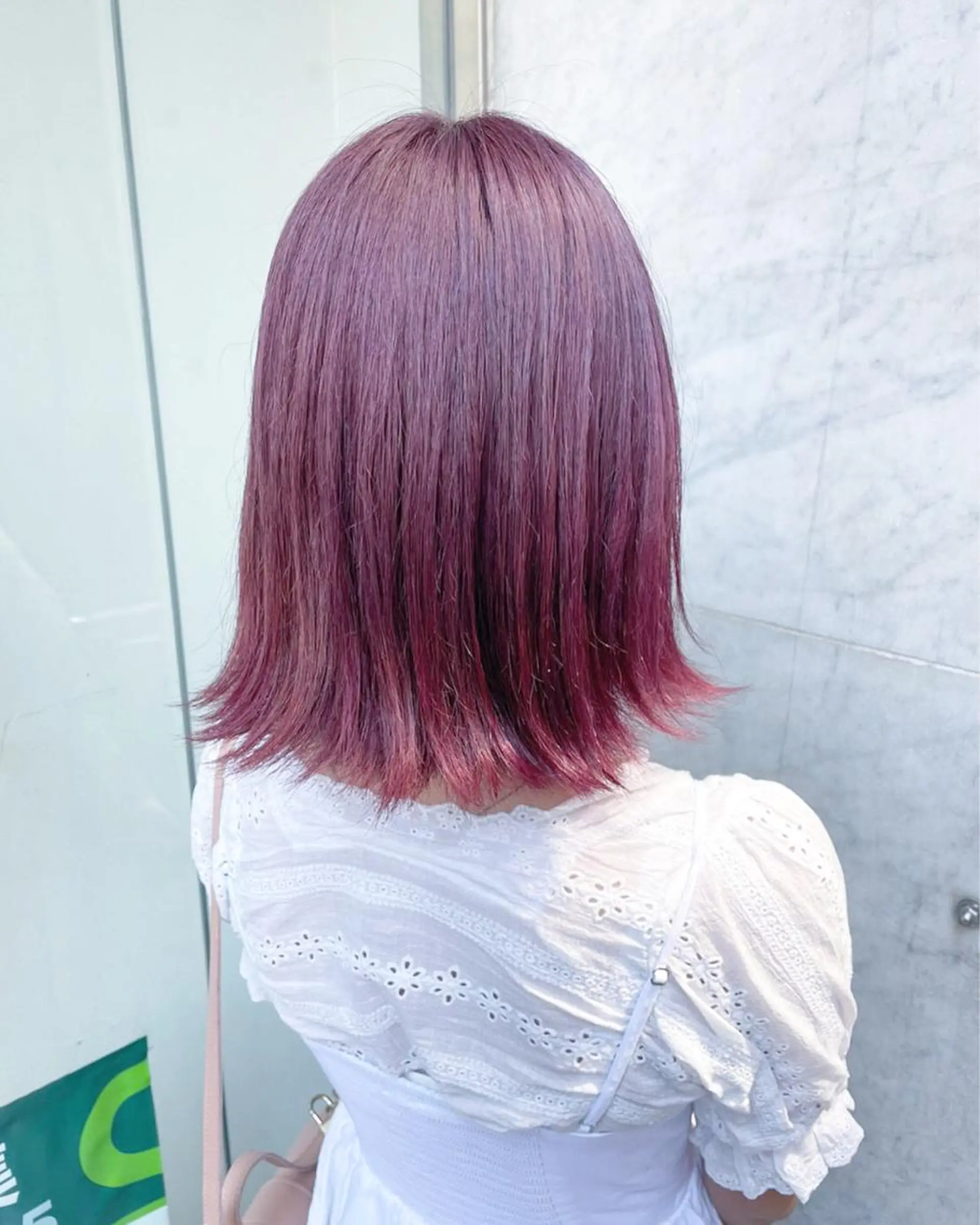 ミディアム カラー JIL BLAN 京都所属・RU RIのヘアスタイル