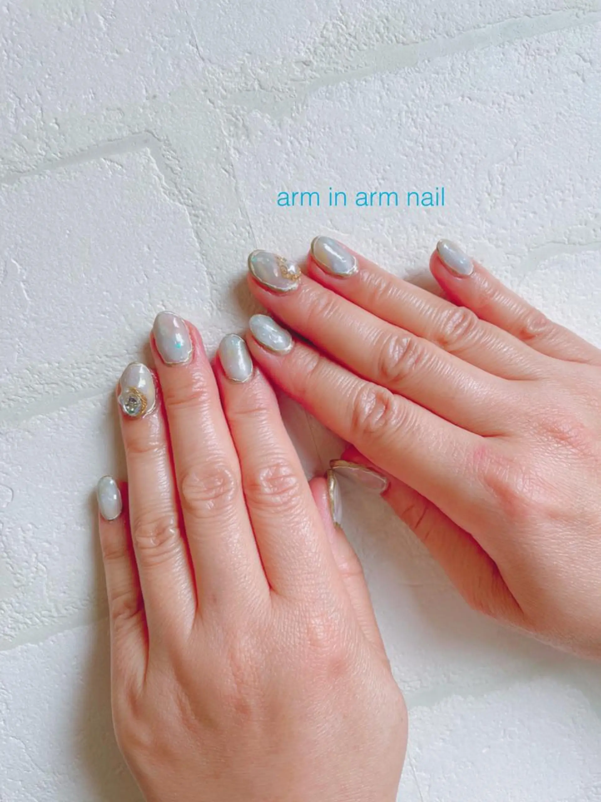 ネイル arm in arm ︎✿Yamamotoのマツエク・マツパデザイン