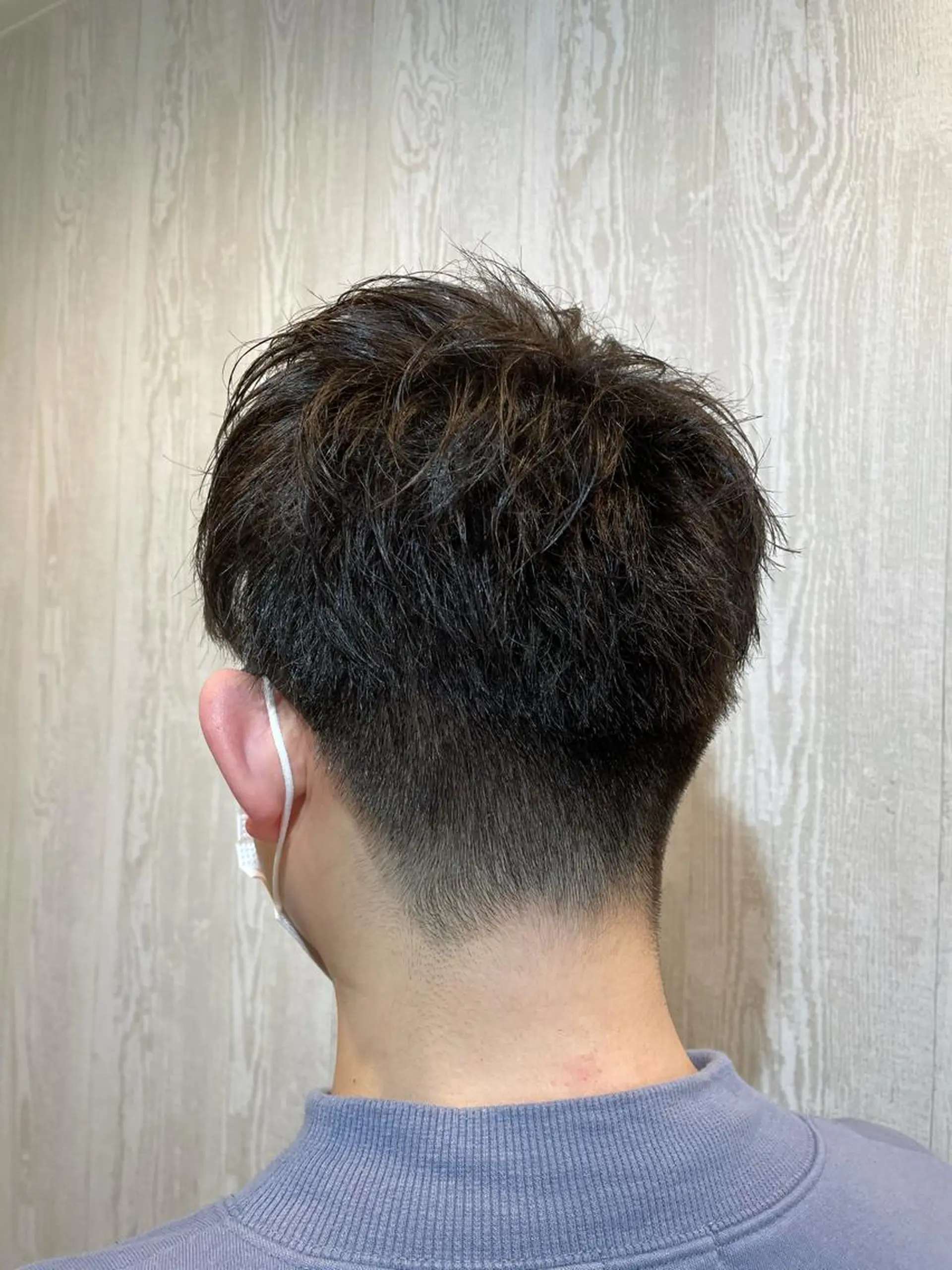 ショート カラー パーマ メンズ 刈り上げ カット TELA HAIR 守谷のヘアスタイル