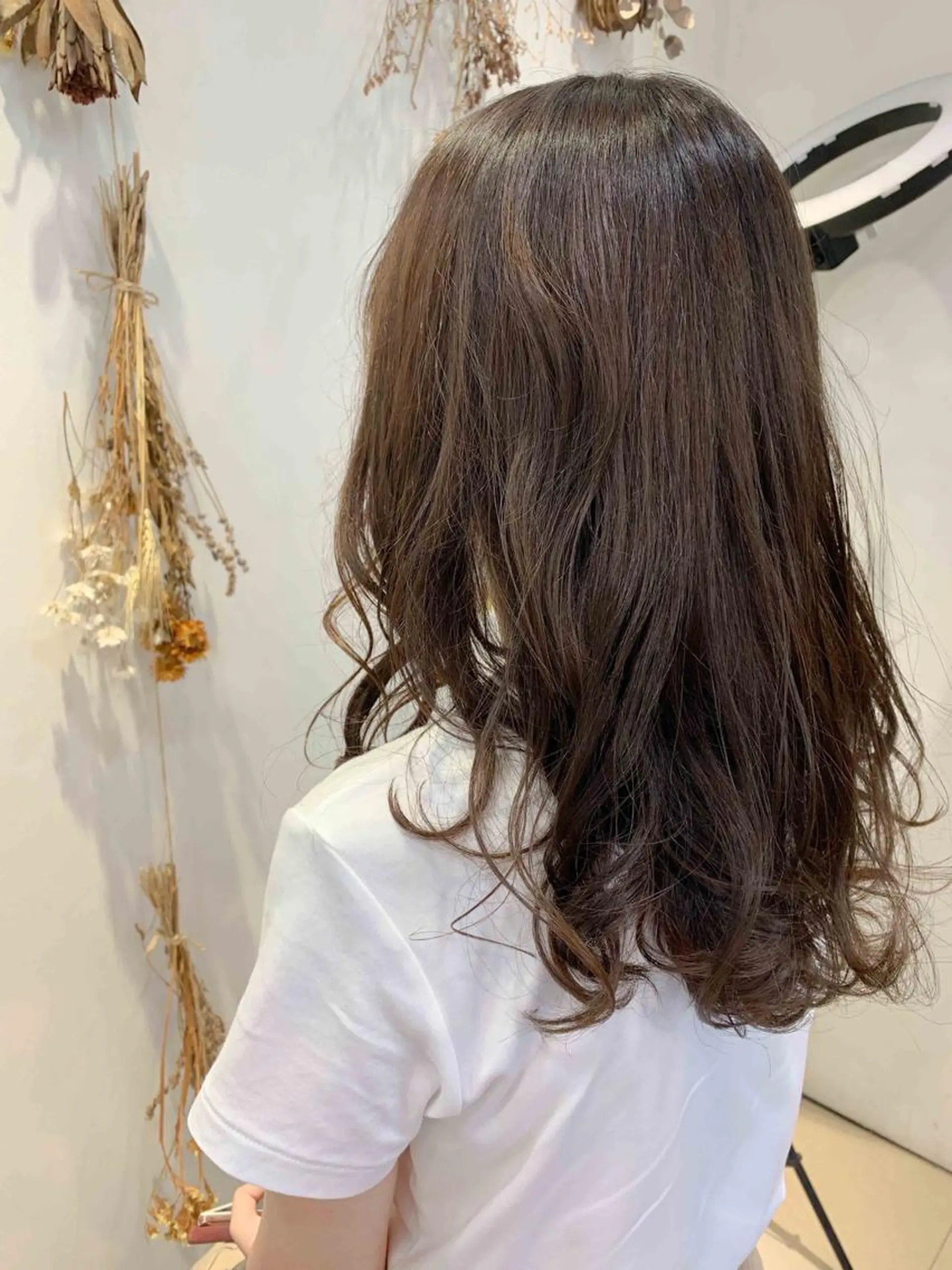 ロング カラー 縮毛矯正/髪質改善 /韓国風　山川春輝のヘアスタイル