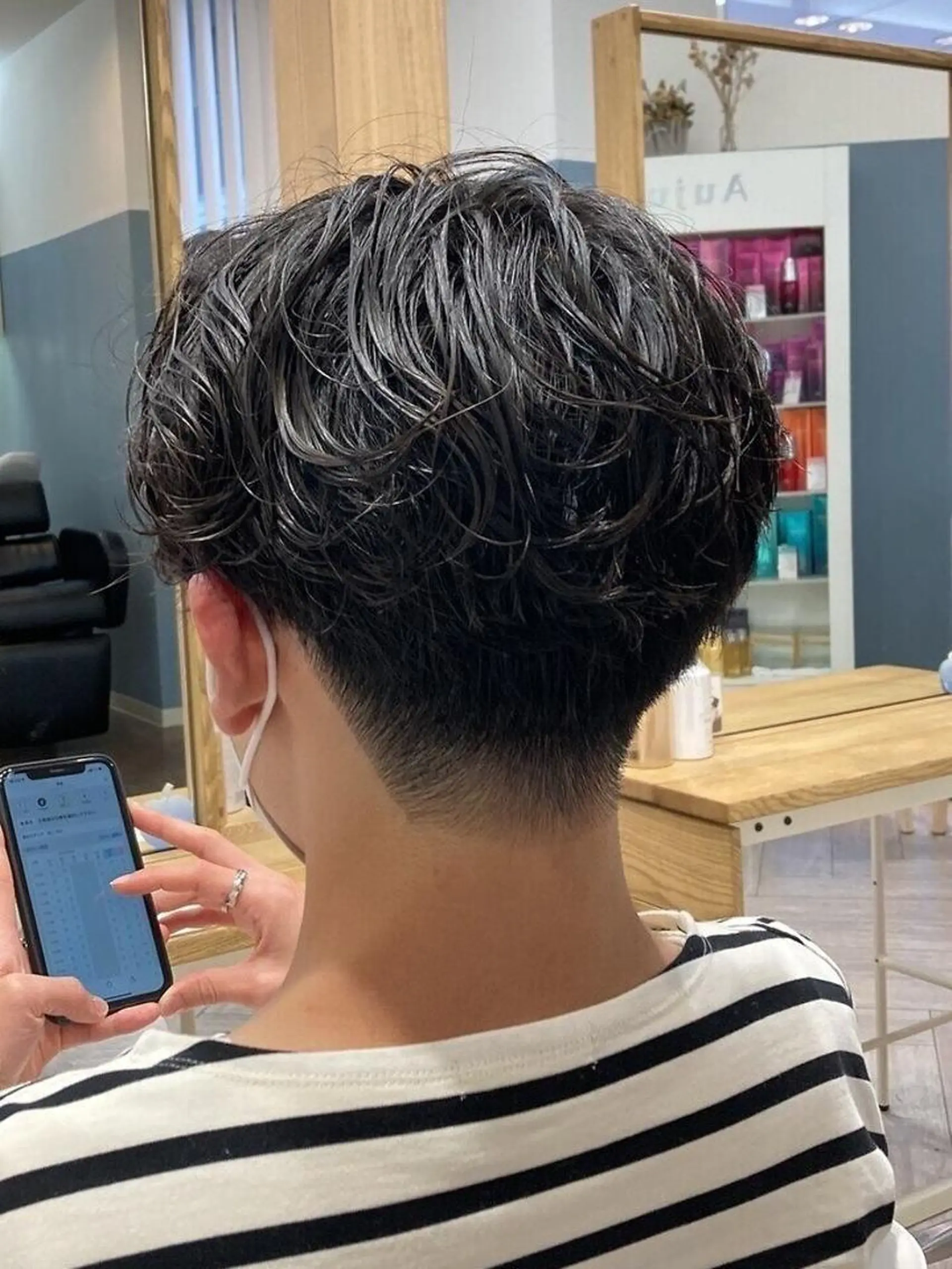 メンズ カット パーマ トリートメント AVANCE. annaのヘアスタイル