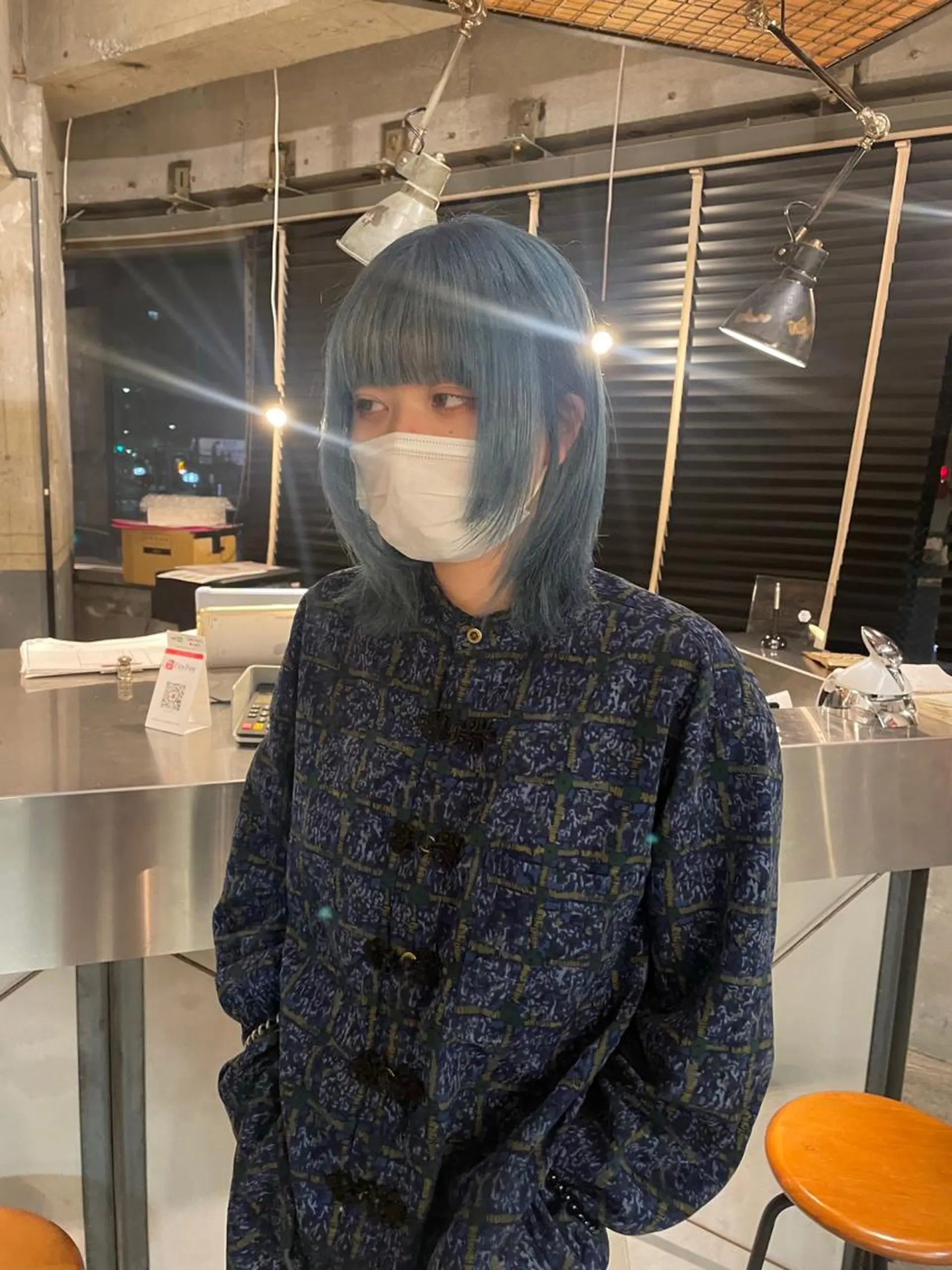 ショート カラー ブリーチ ブルーカラー ショートカット募集中 /NAGISAのヘアスタイル