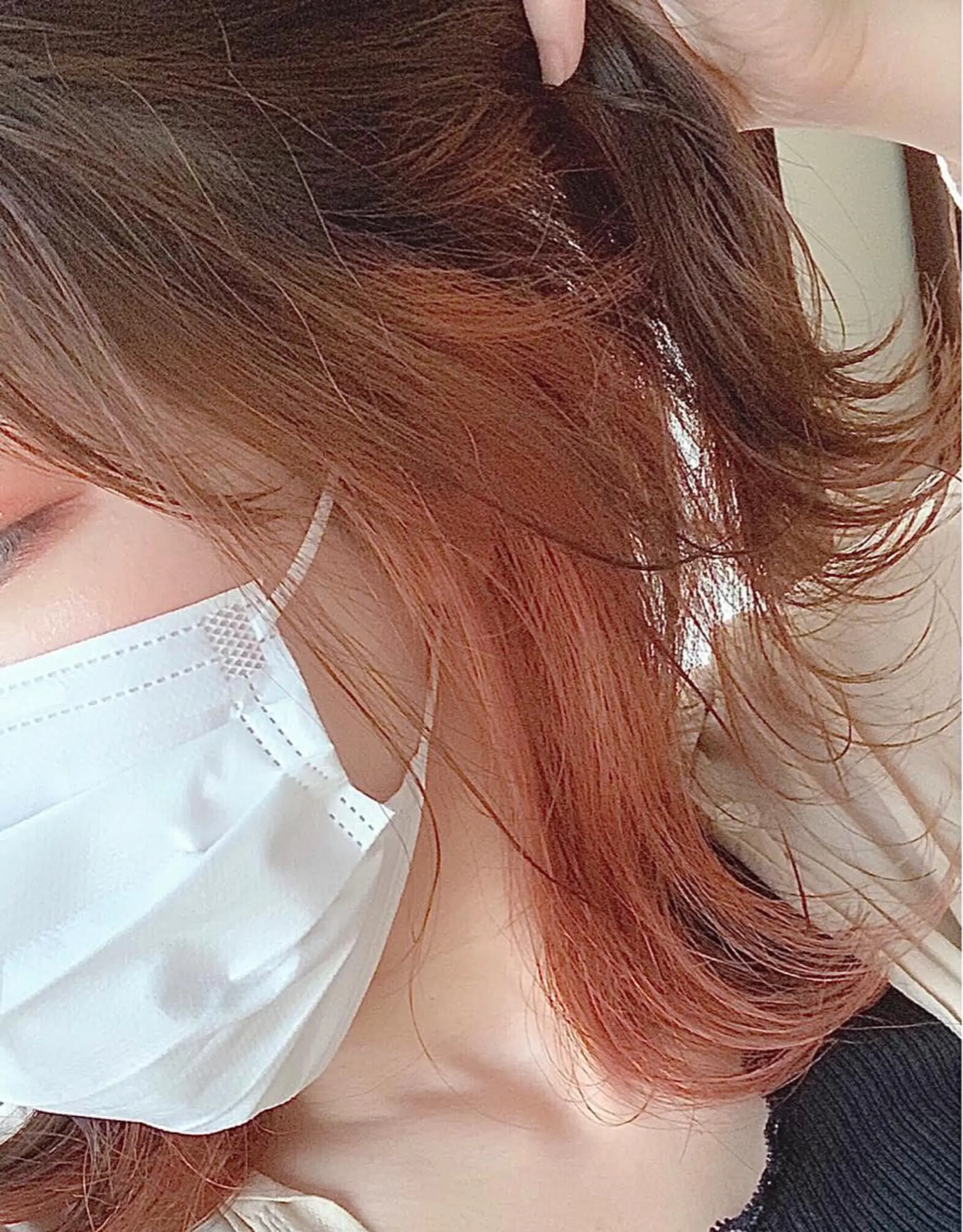 ミディアム カラー 山本 佳奈のヘアスタイル