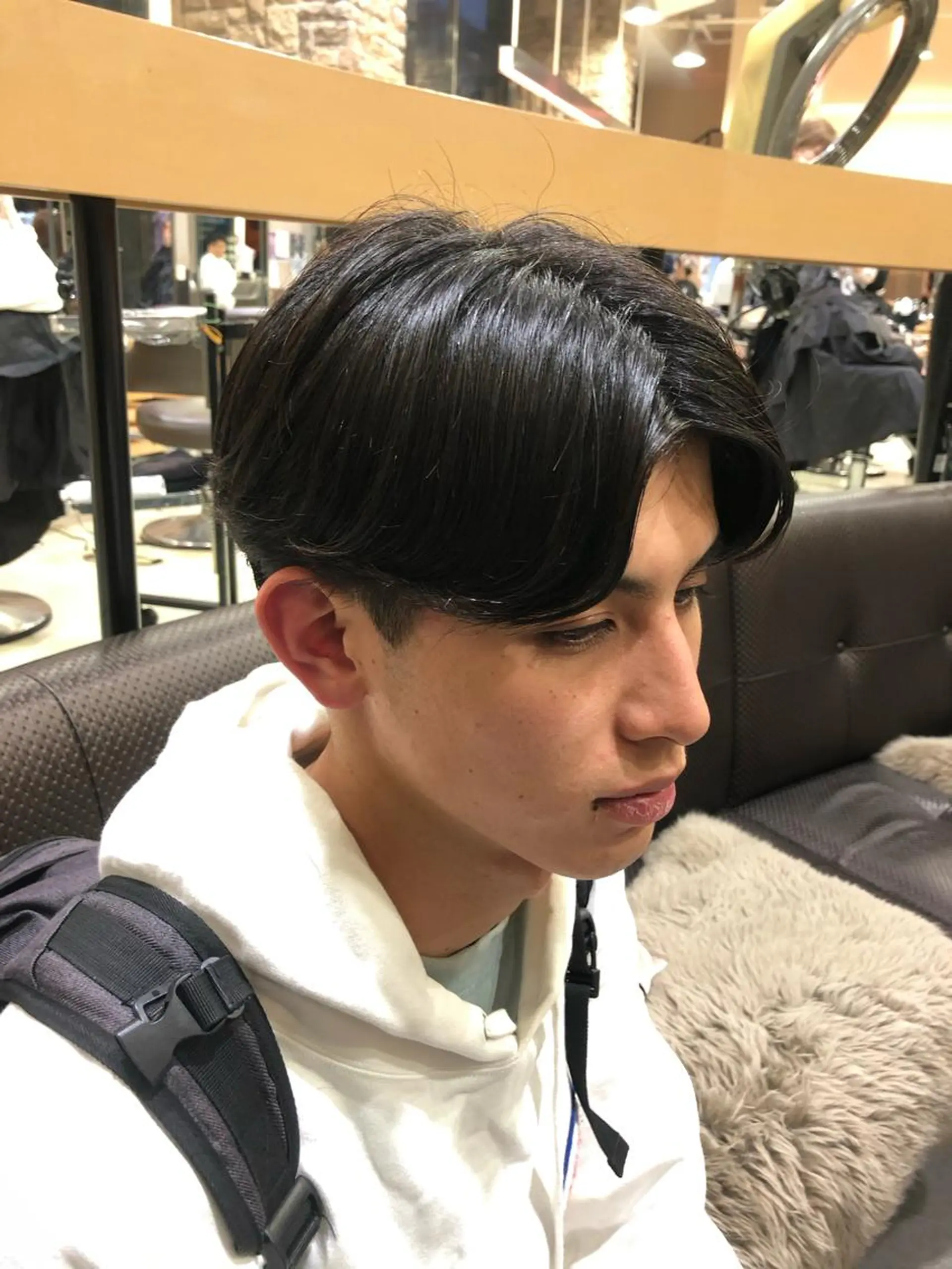 ミディアム パーマ メンズ カット パーマ シェアサロンJAM吉祥寺所属・メンズ特化 古賀陸斗のヘアスタイル