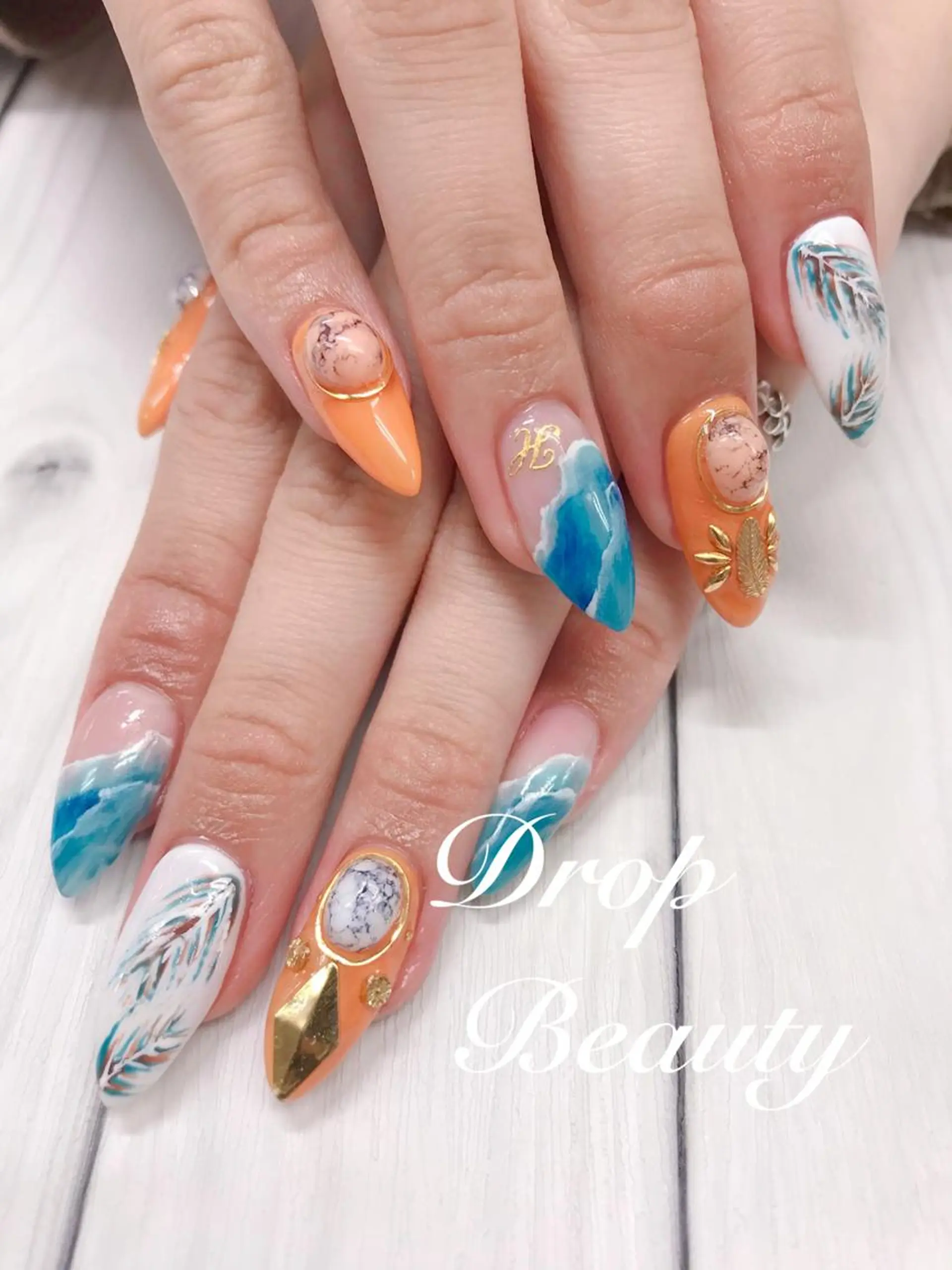 ネイル ネイリストアカデミー 田中のネイルデザイン