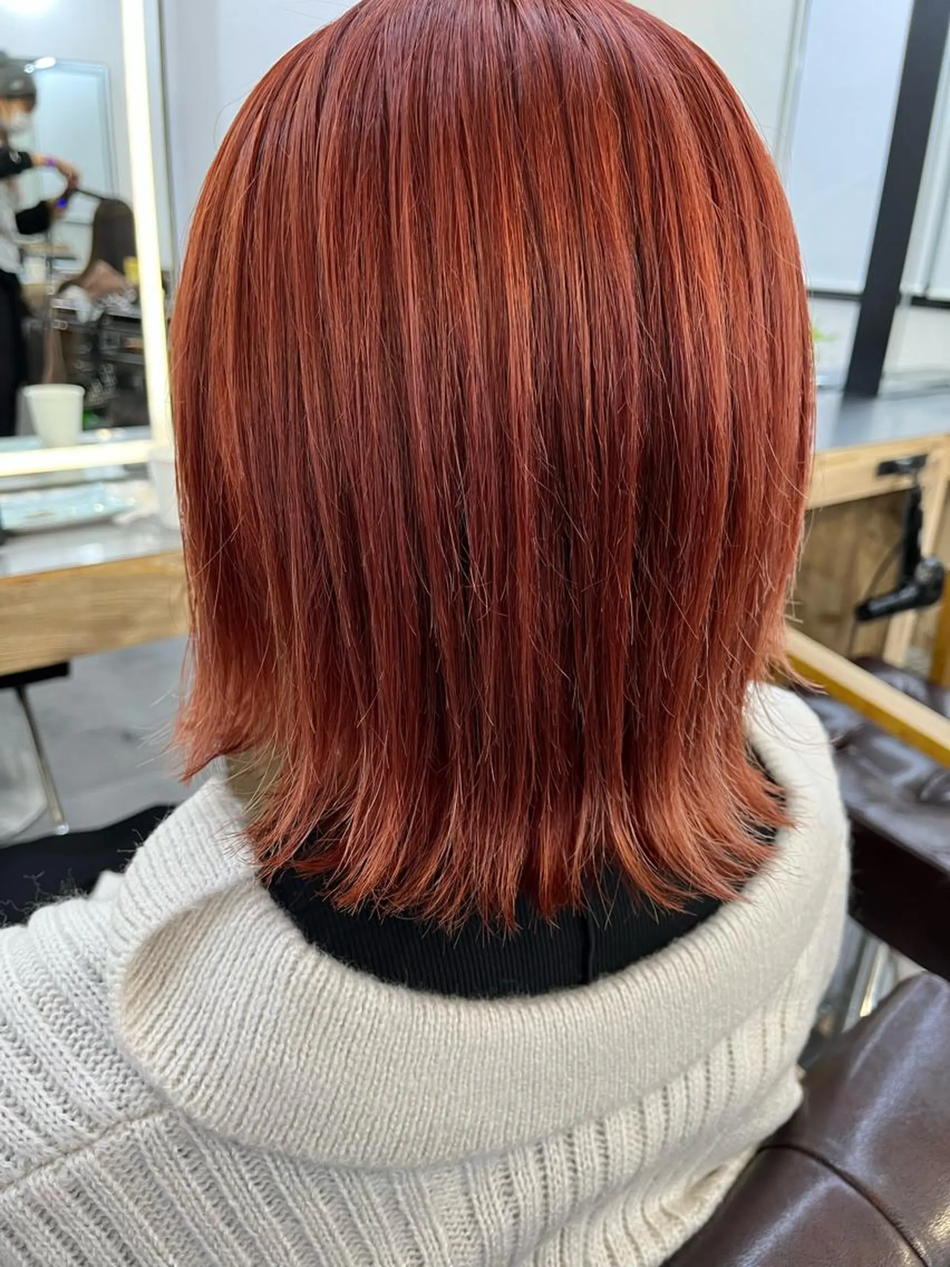 ミディアム カット ヘアカラー ✂️波パーマ⭐️ツイ スパ✂️RYOのヘアスタイル