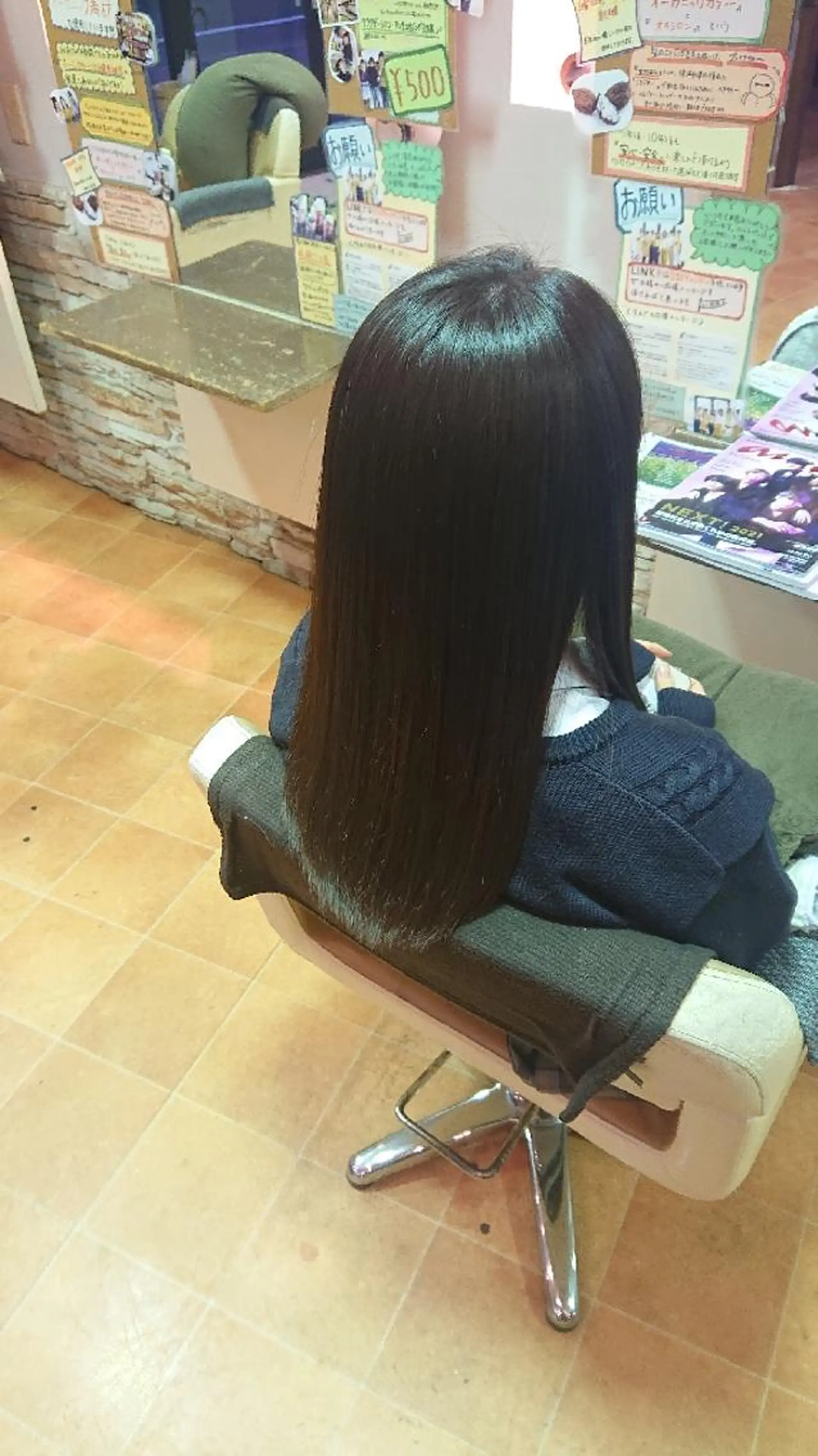 ロング カラー ピンクカラー LINK所属・山口 彩海のヘアスタイル