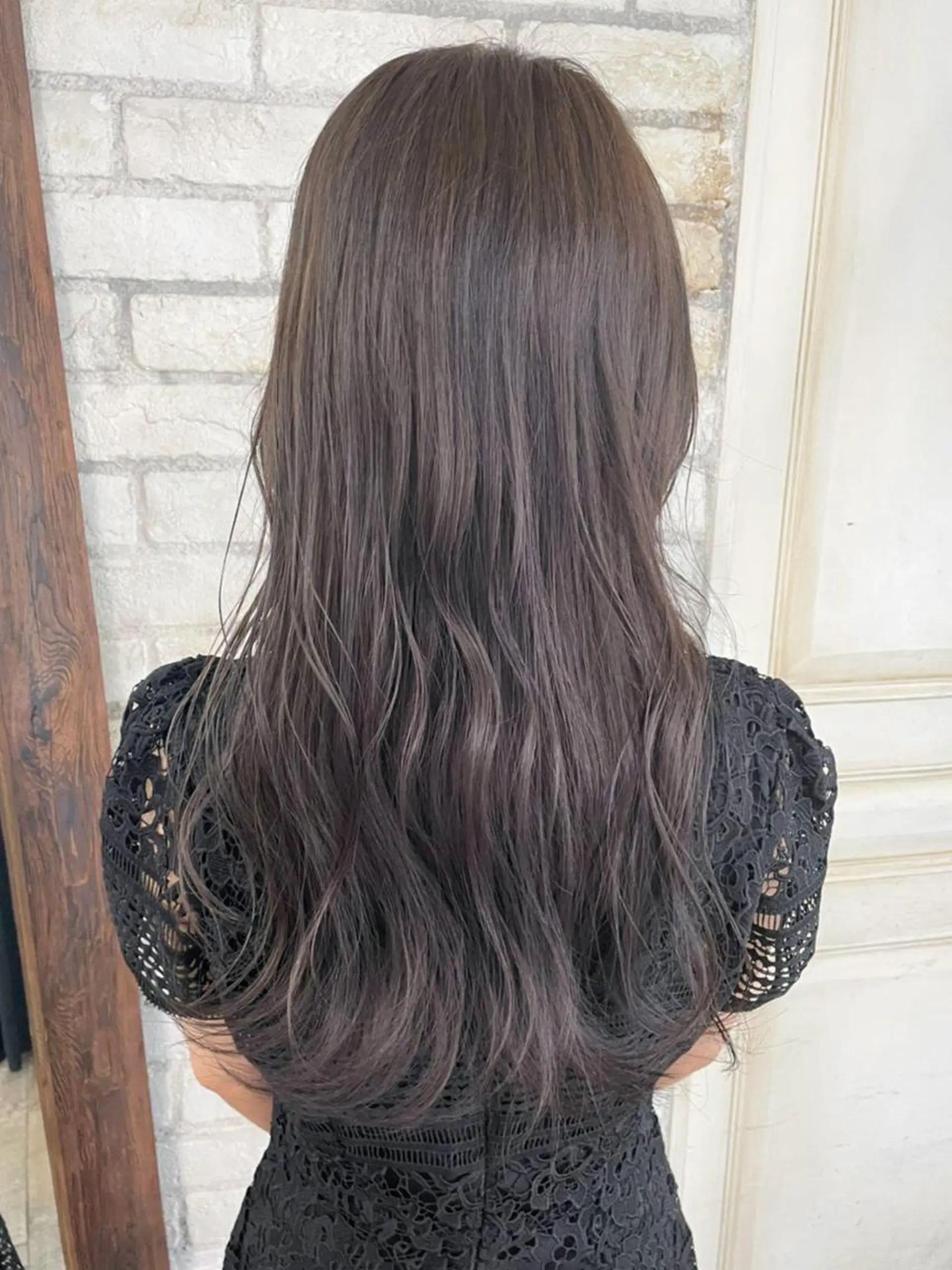 セミロング ヘアアレンジ パーマ カラー ブラウンカラー ITbyALBUM 藤沢店のヘアスタイル