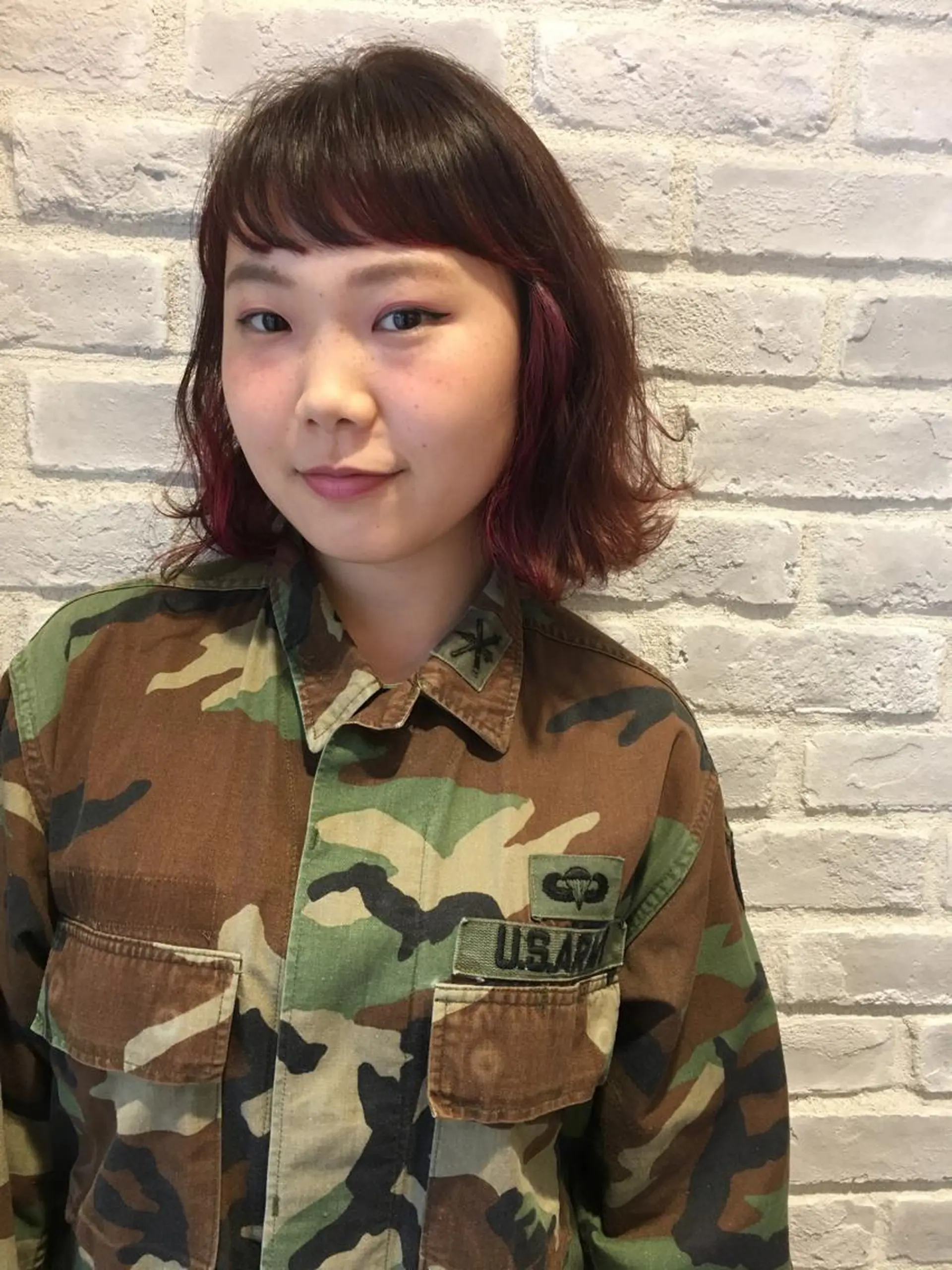 ミディアム セミロング ロング カラー パーマ ヘアアレンジ デザインカラー la fith所属・rico_by ヘアとアイブロウのヘアスタイル