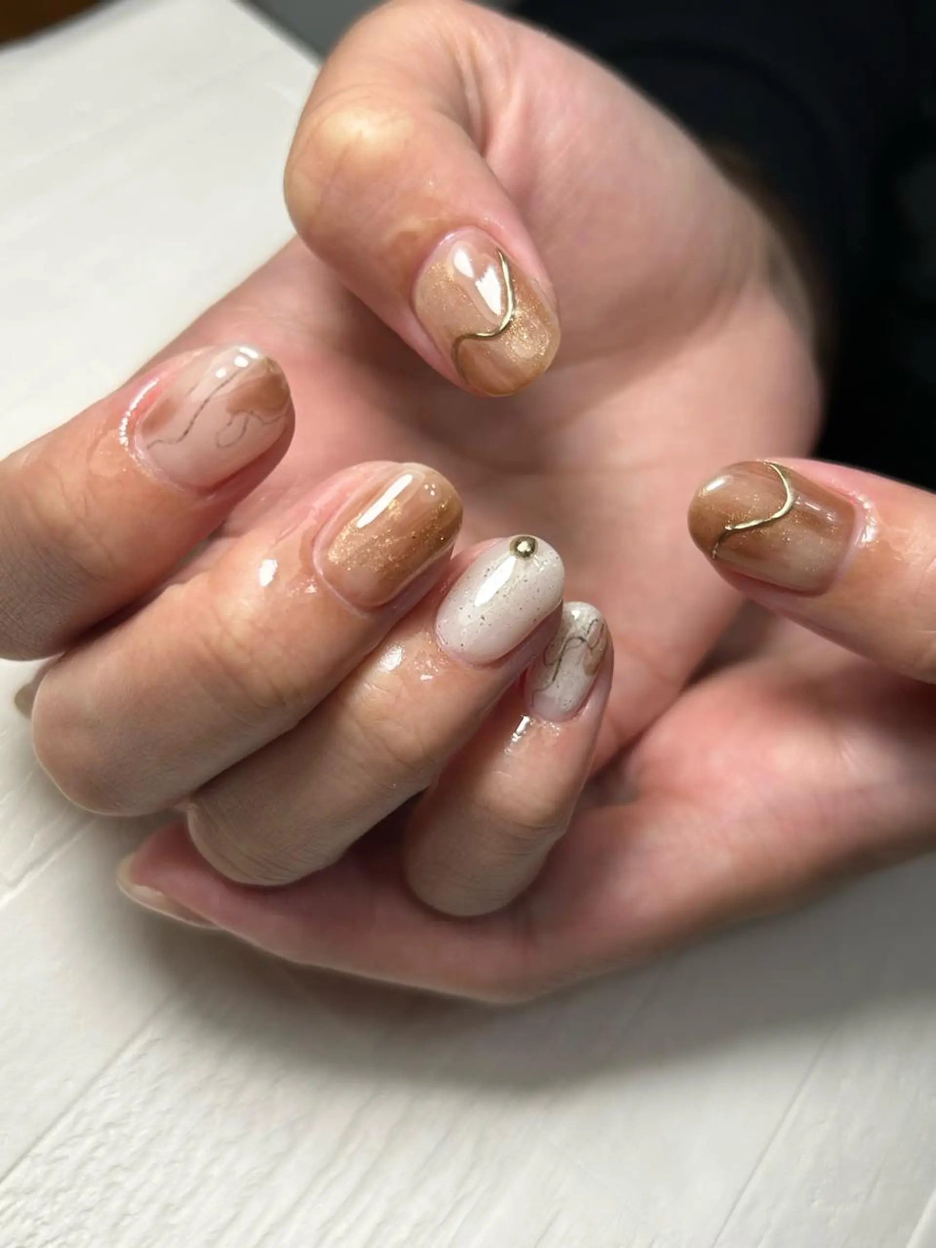 ネイル ハンドネイル 大崎 奈々のネイルデザイン