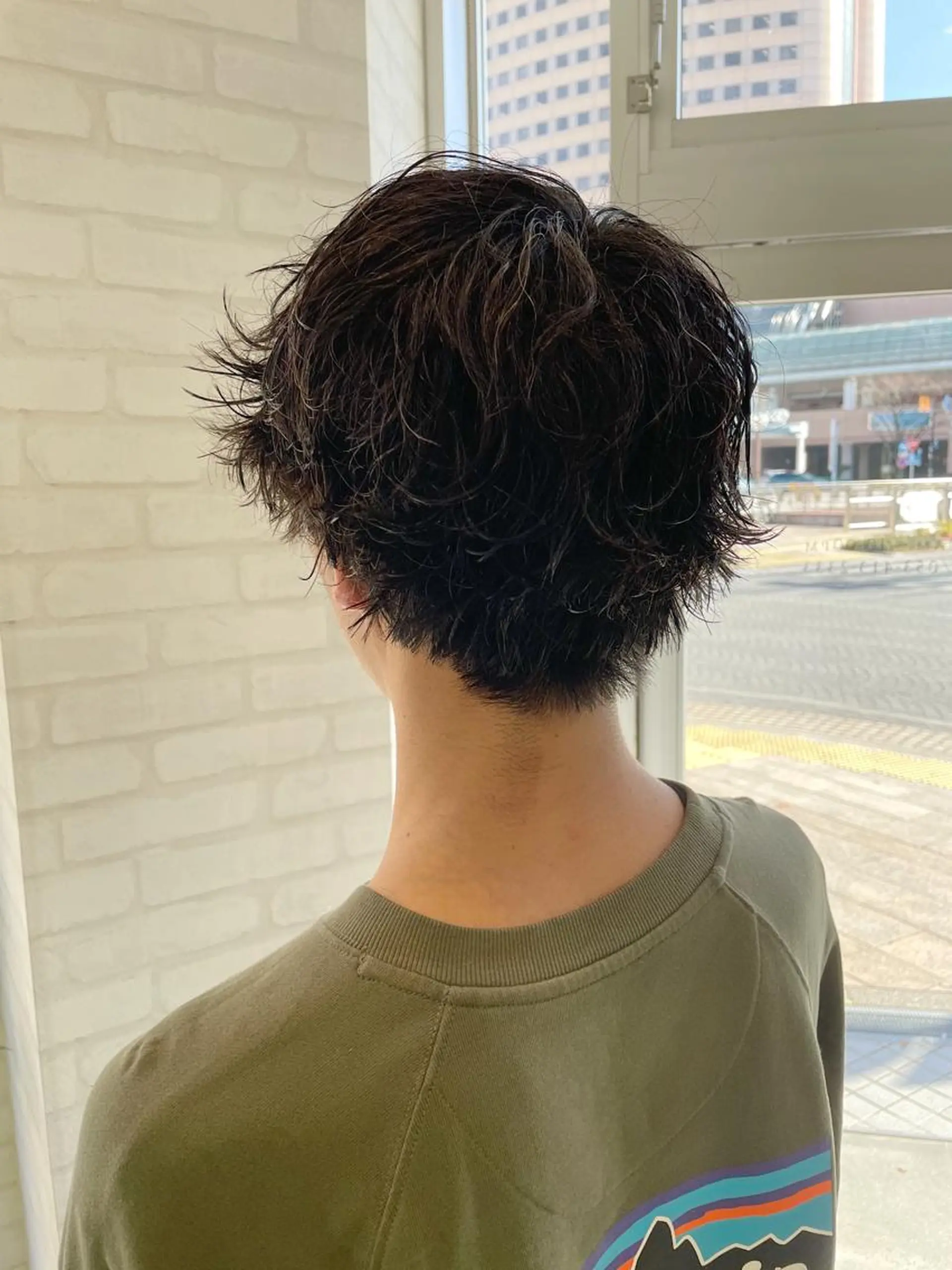 パーマ メンズ ケアブリーチ /髪質 改善/古橋圭史郎のヘアスタイル