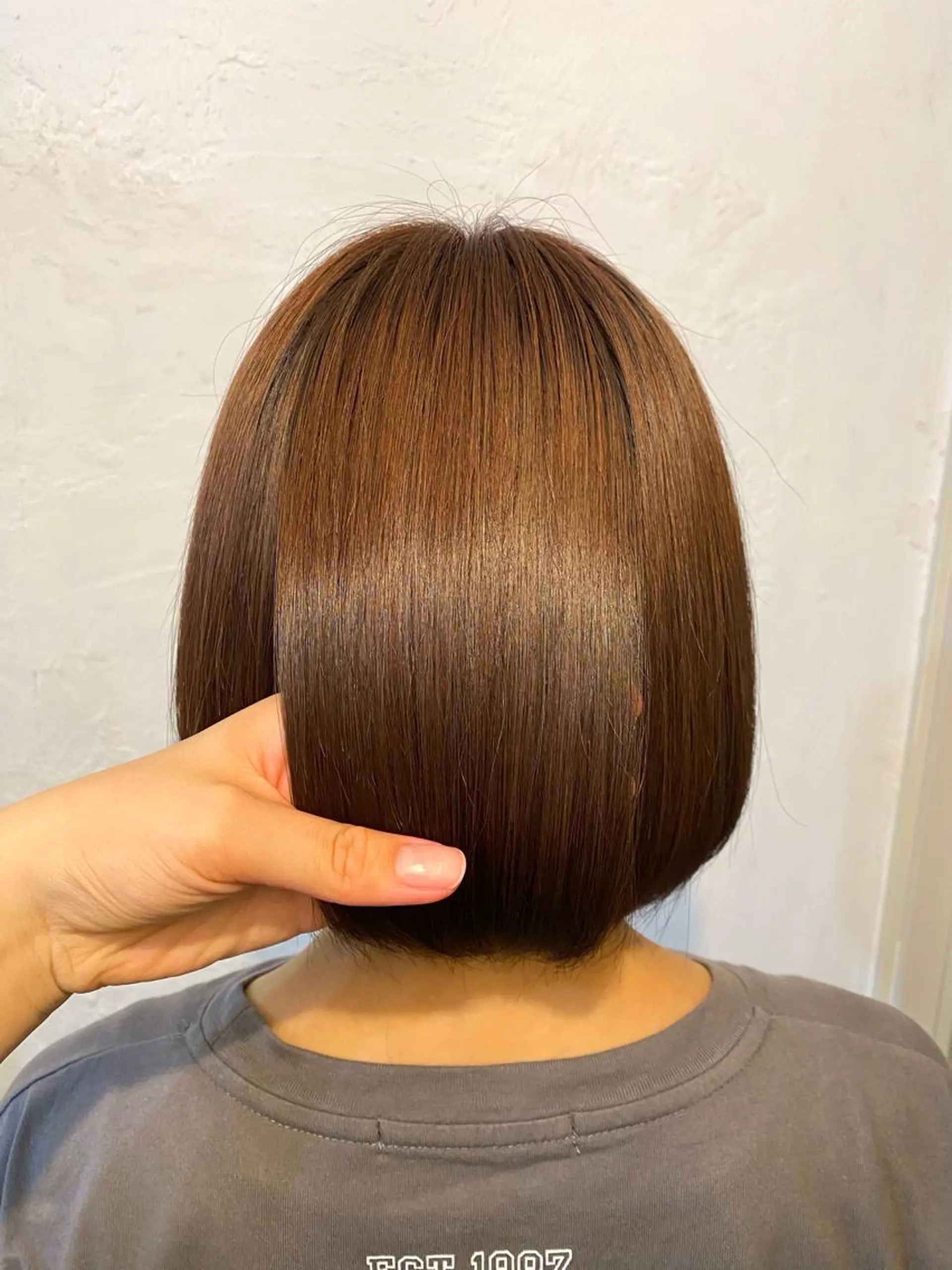 ショート カラー ブラウンカラー レッドカラー レッドブラウン Aujuaソムリエ 🎨‎♡HARUのヘアスタイル