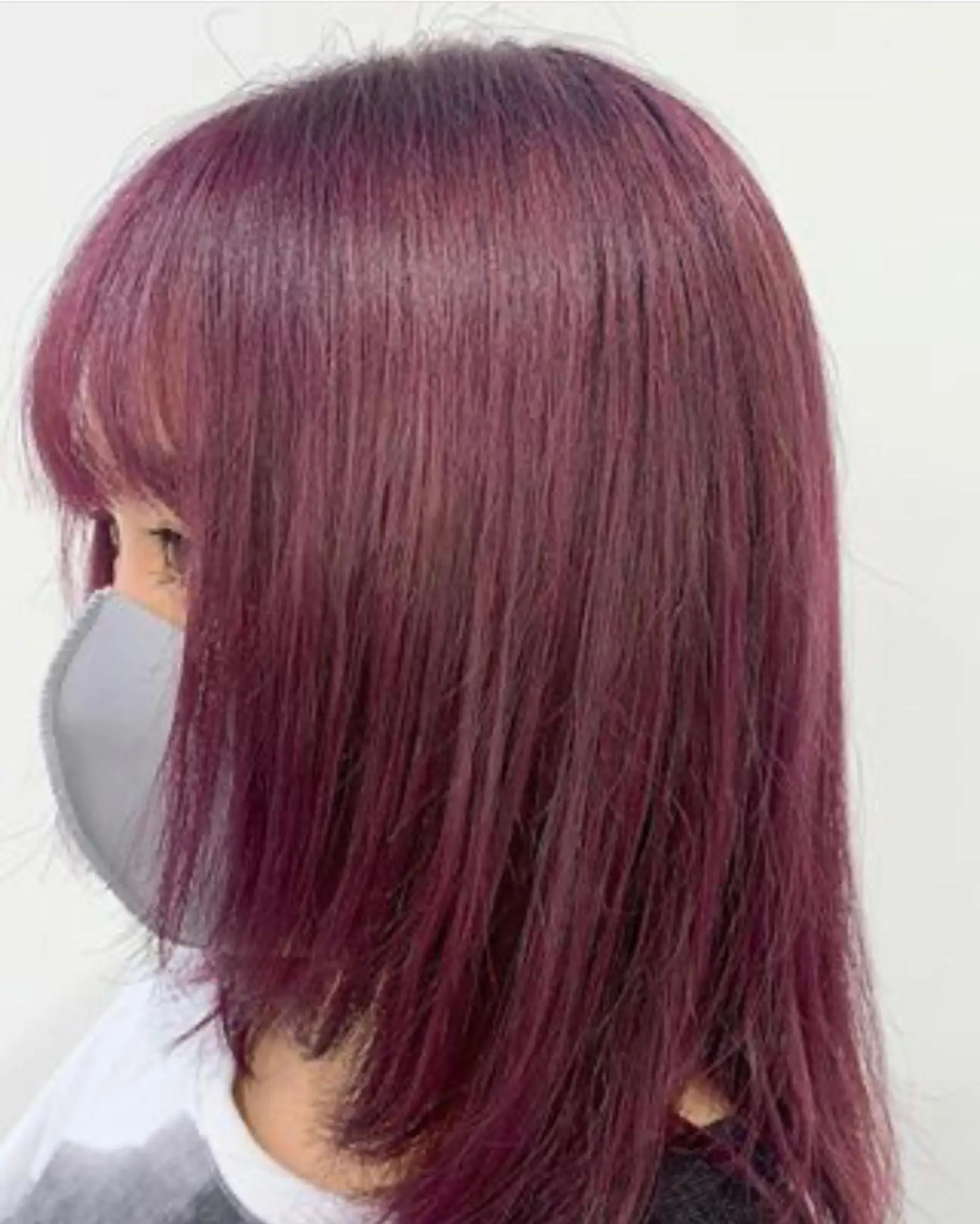 ミディアム カラー ヘアアレンジ アッシュ 透明感カラー インナーカラー くすみミルクティー／ ブラウン🪡TOWAのヘアスタイル