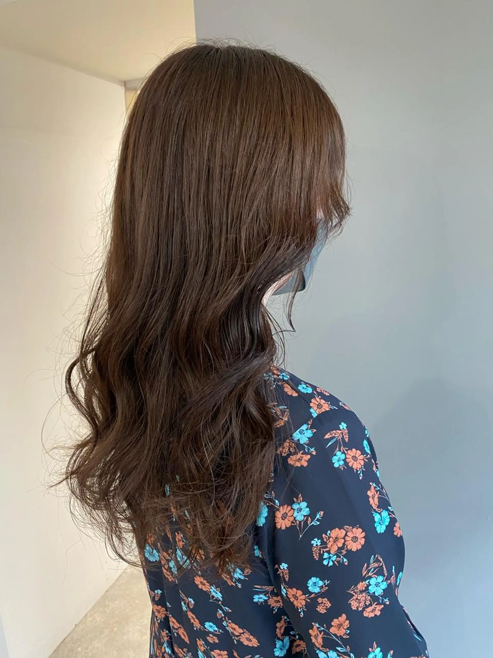 セミロング カラー ヘアアレンジ ラベンダーカラー ヘアカラー ボブ /ニュアンス/ satomi🧸💖のヘアスタイル