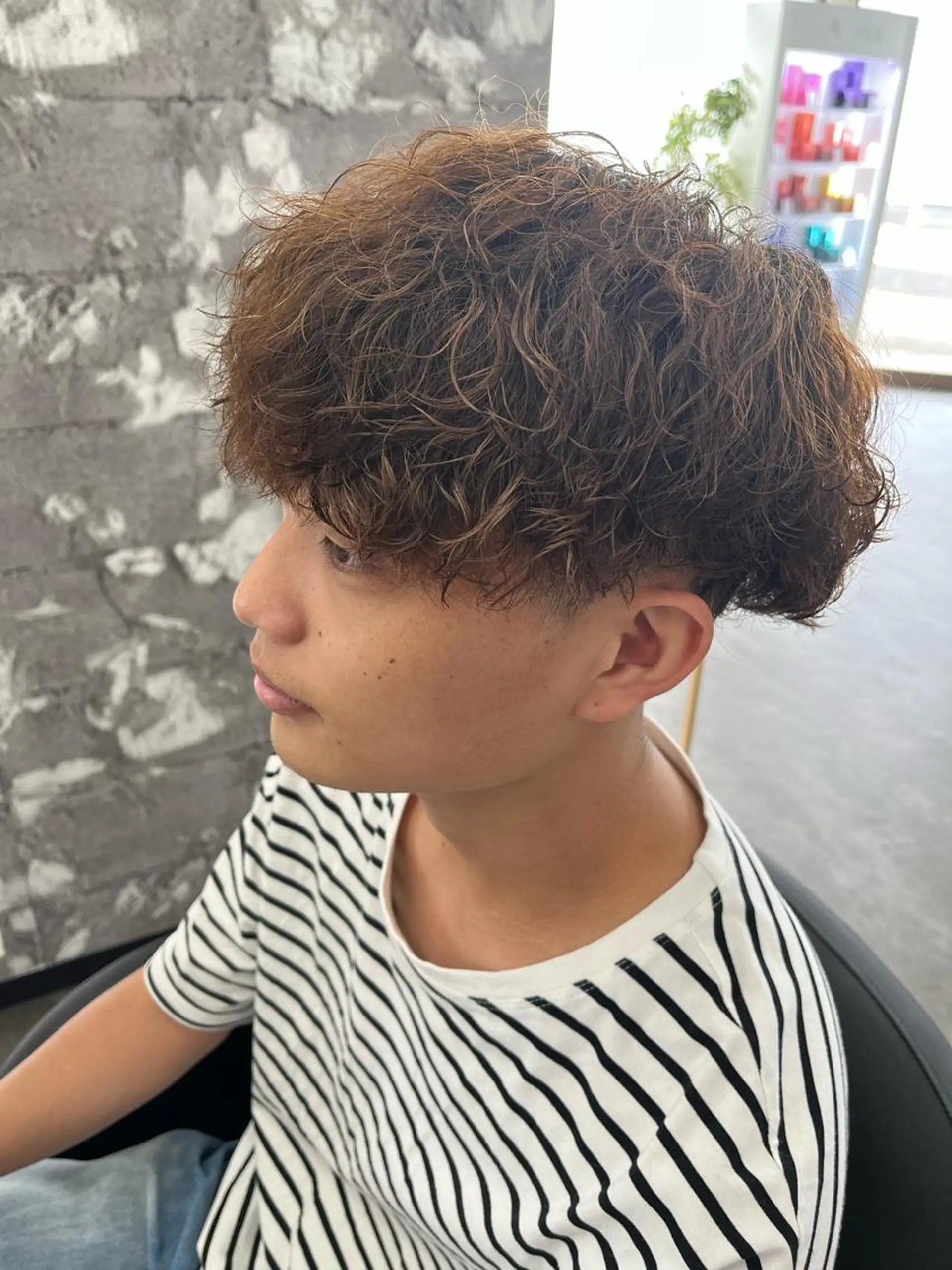 メンズ スパイキーショート/ フェードカット/石田のヘアスタイル