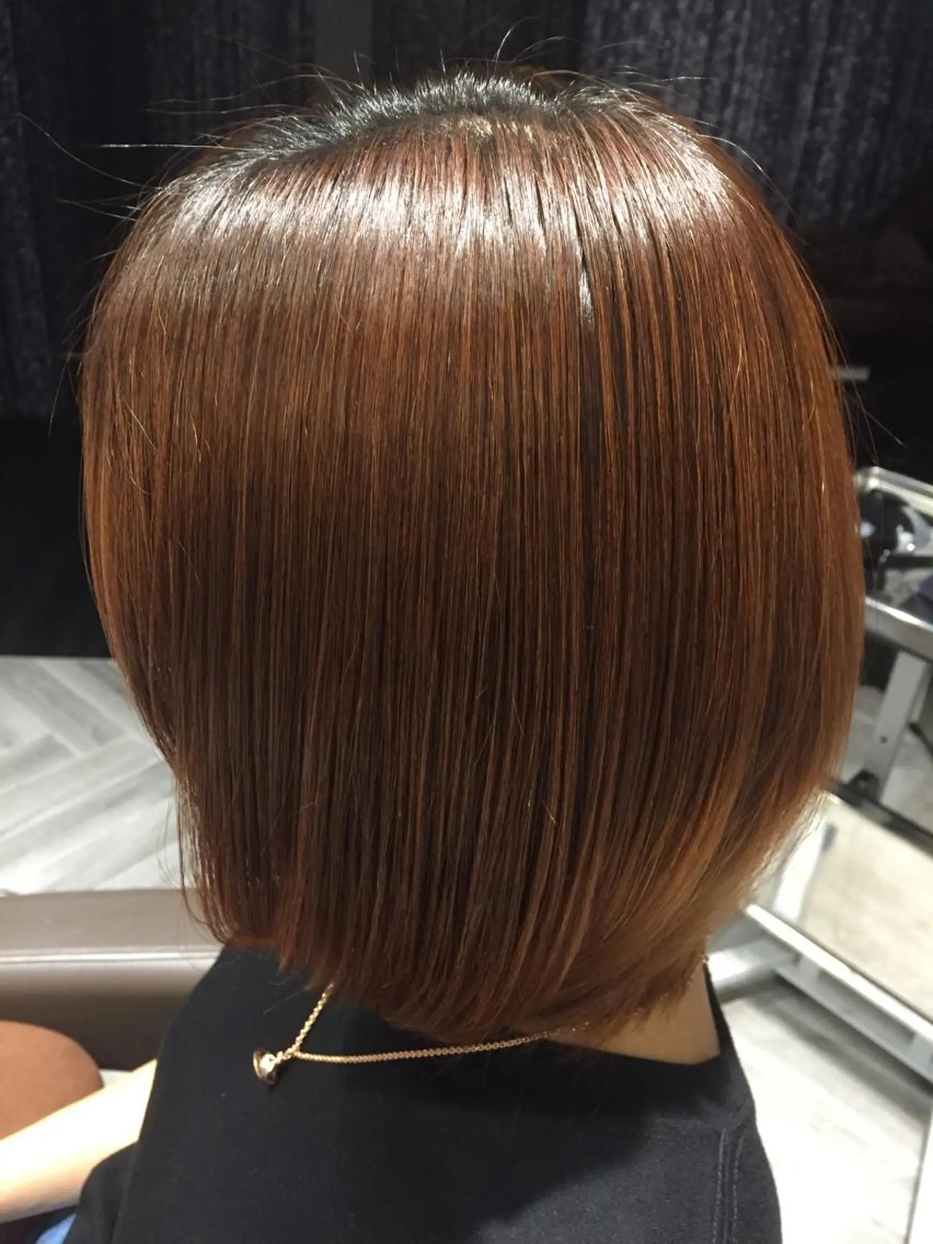 ショート トリートメント 岡田 夏実のヘアスタイル