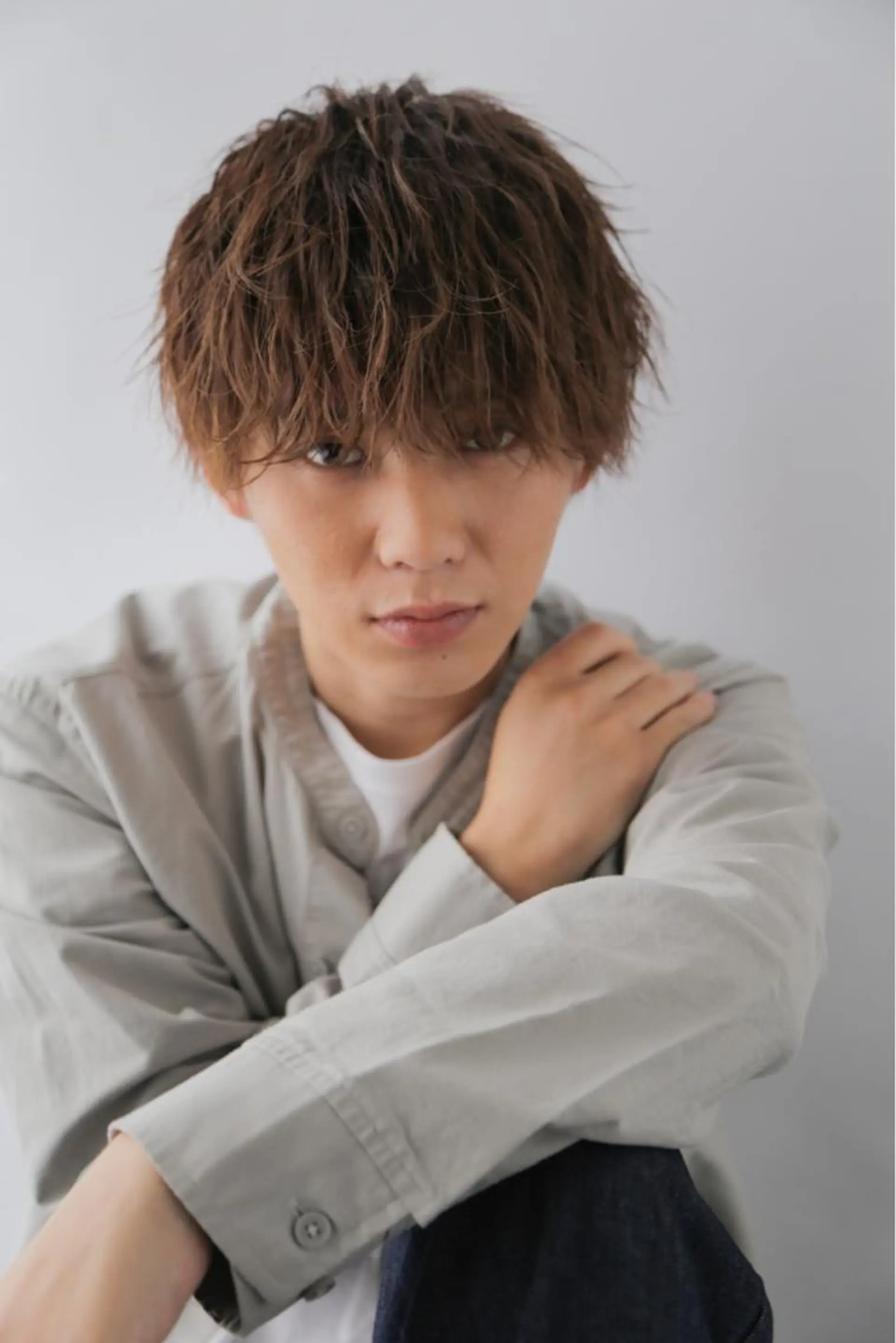 ショート カラー メンズ warme所属・メンズパーマ メンズ特化ryoのヘアスタイル