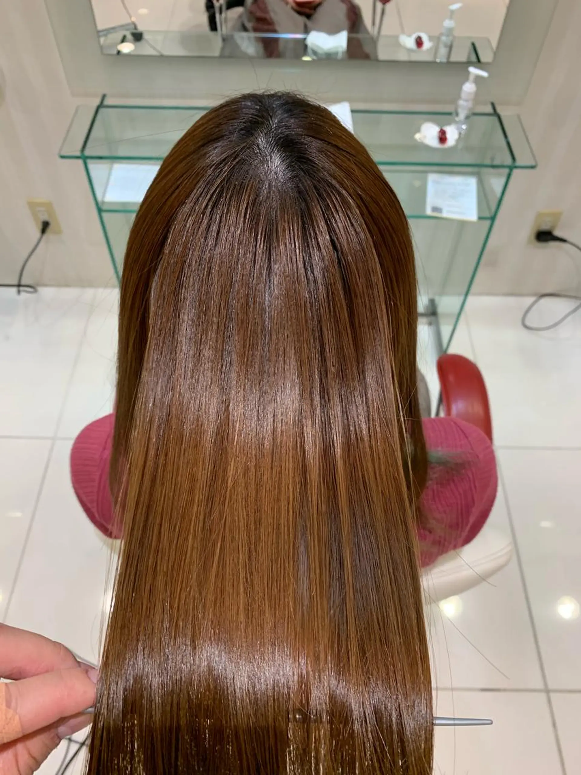 セミロング 縮毛矯正/似合わせ EARTH岐阜髙橋のヘアスタイル