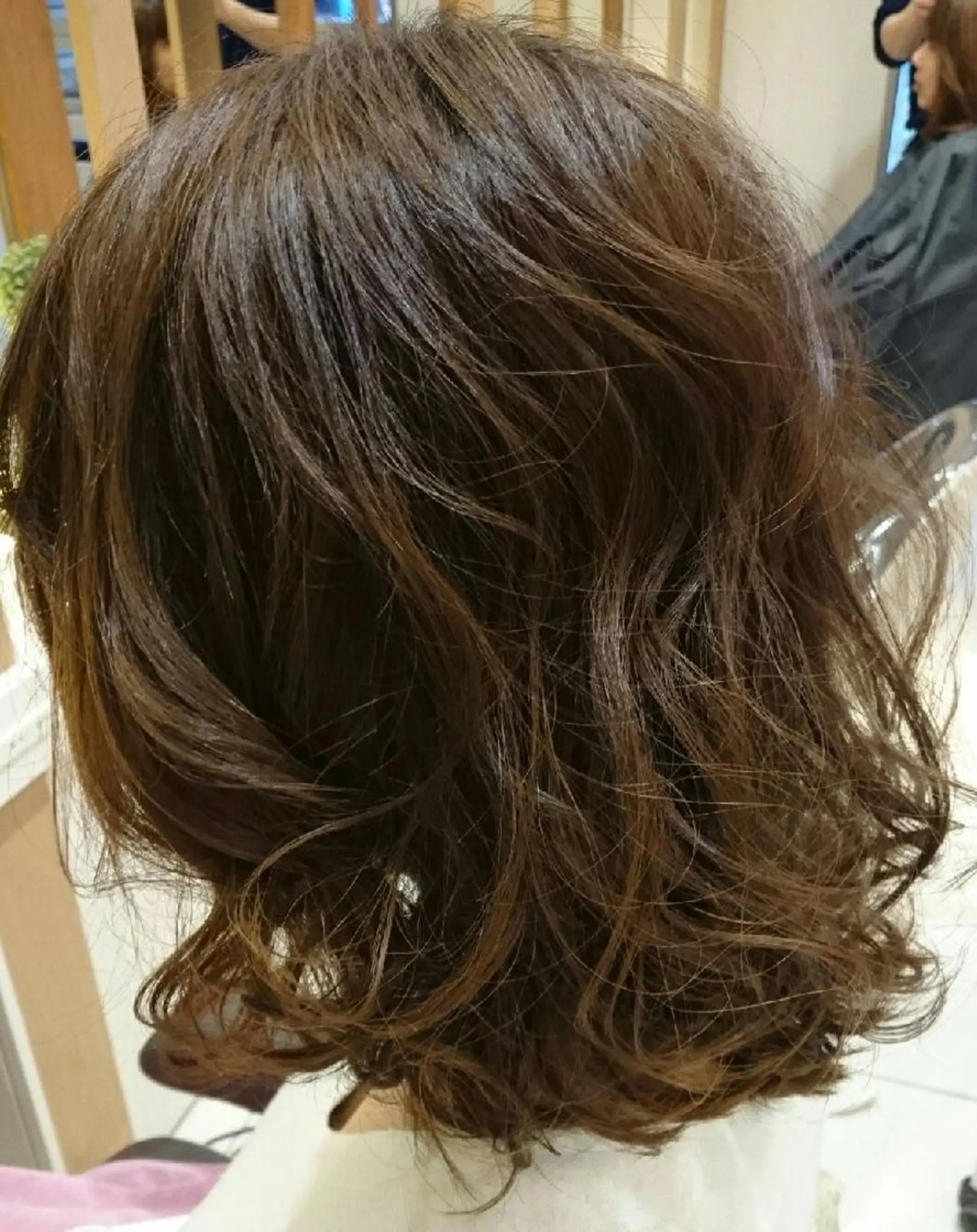 ヘアアレンジ ミディアム 切りっぱなしボブ ボブ ヘアセット/髪質改善 /カラー/TADOのヘアスタイル