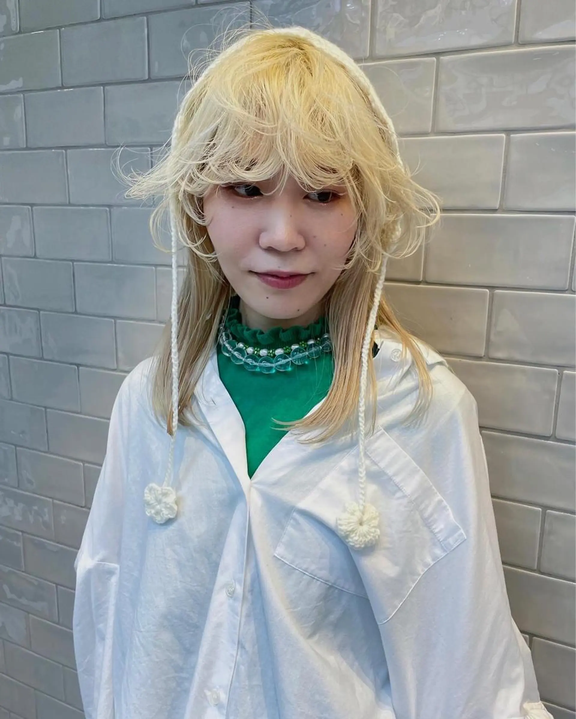 ミディアム カラー カット ヘアカラー トリートメント SALOWIN所属・ブリーチ✨ ボブ✨レイヤーのヘアスタイル