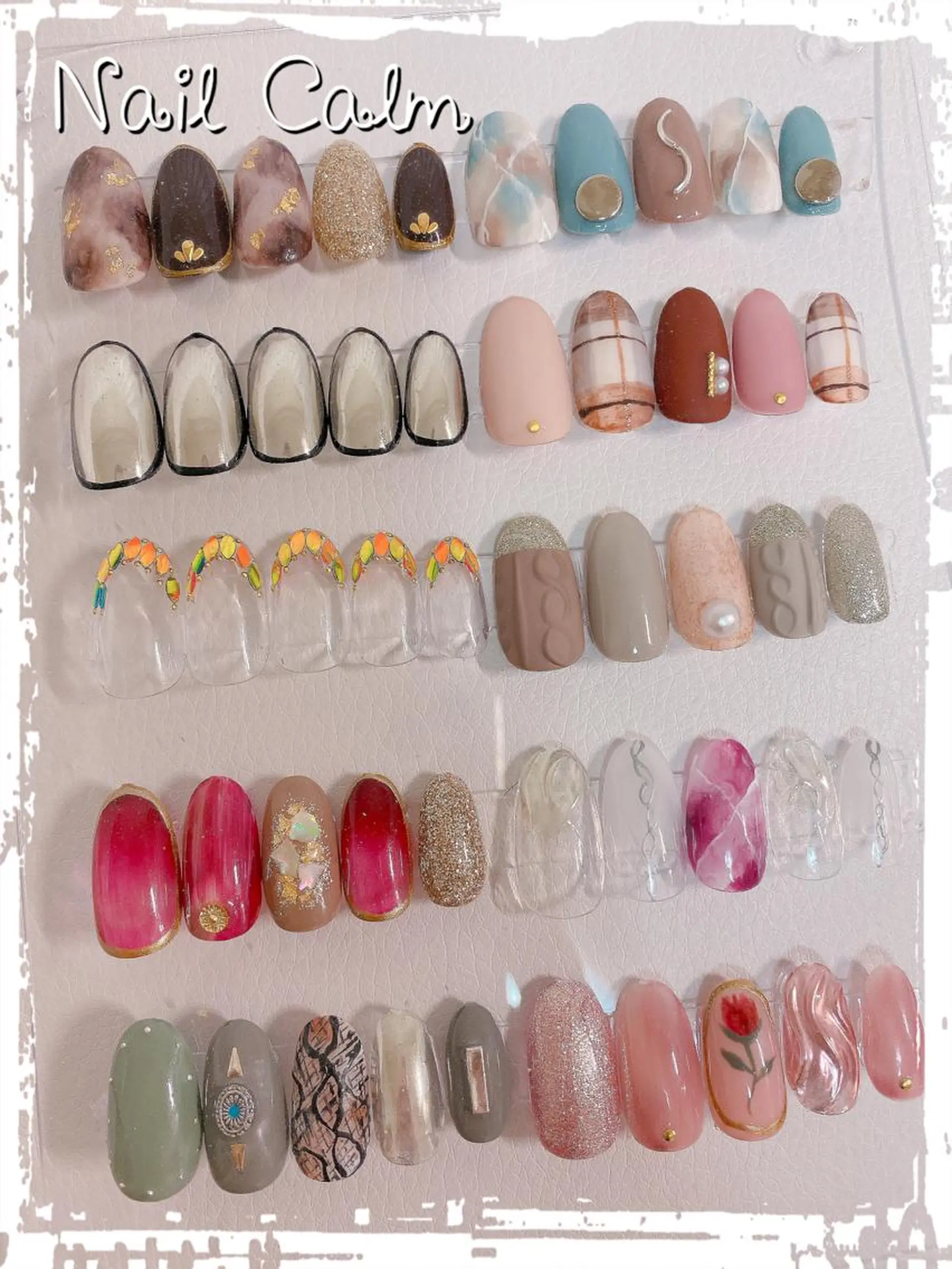 ネイル アートネイル ハンドネイル Nail Calm所属・プライベートサロン Calmのネイルデザイン