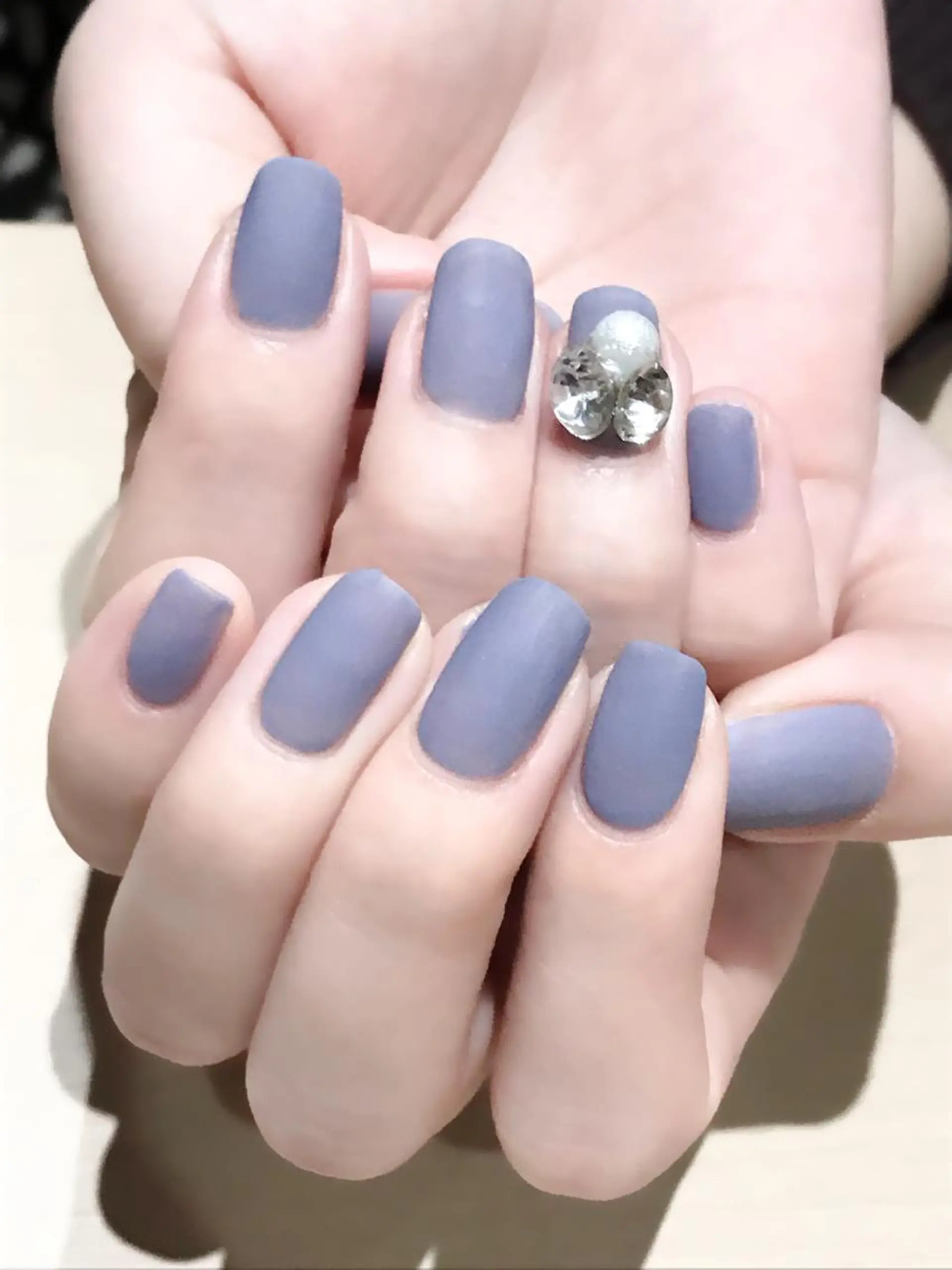 ネイル マットネイル ワンカラーネイル Nyanco Nailのネイルデザイン