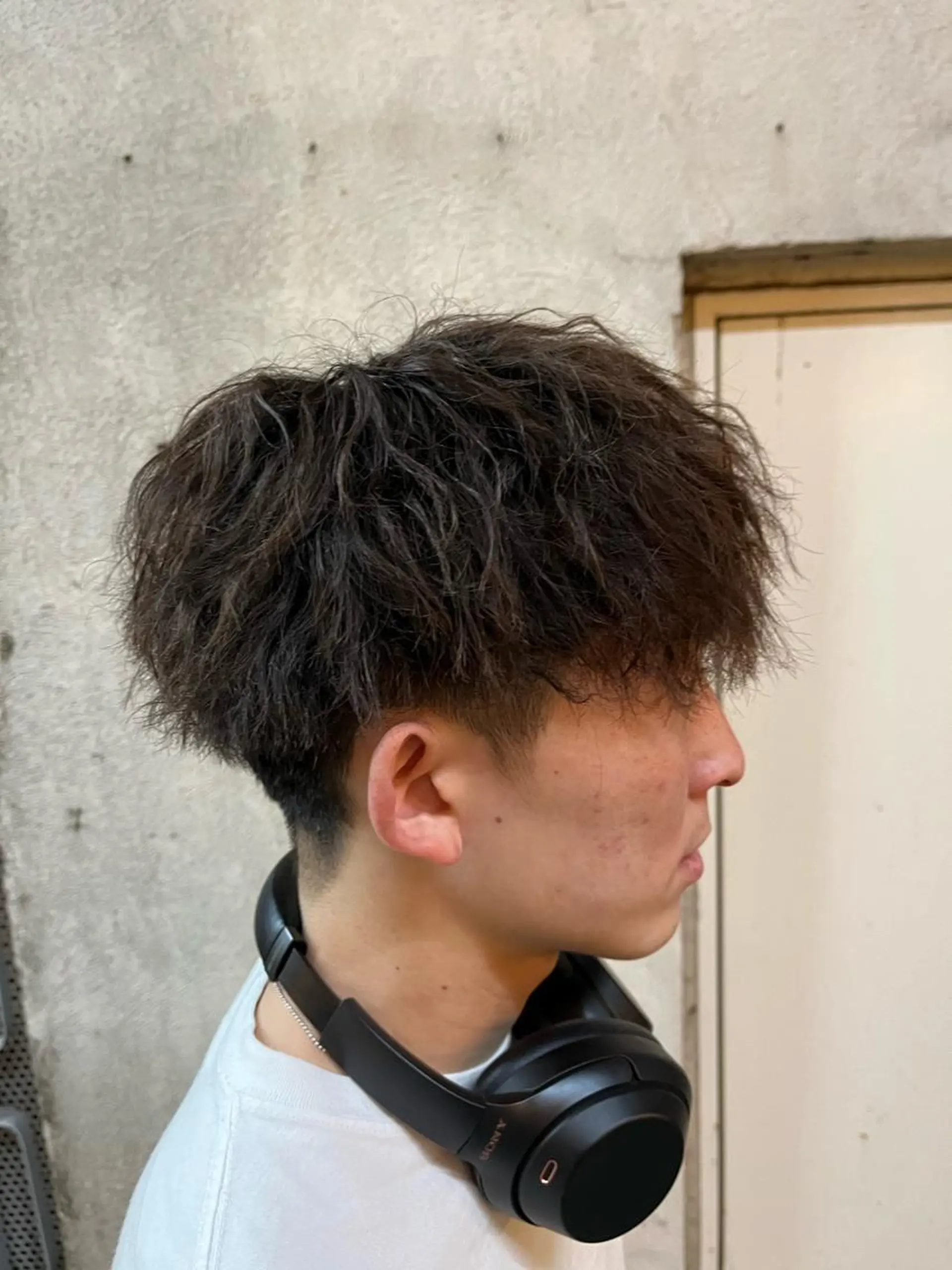 ショート パーマ メンズ カット パーマ トリートメント ヘアセット 🏆メンズヘア特化 🥇代表りんぺーのヘアスタイル