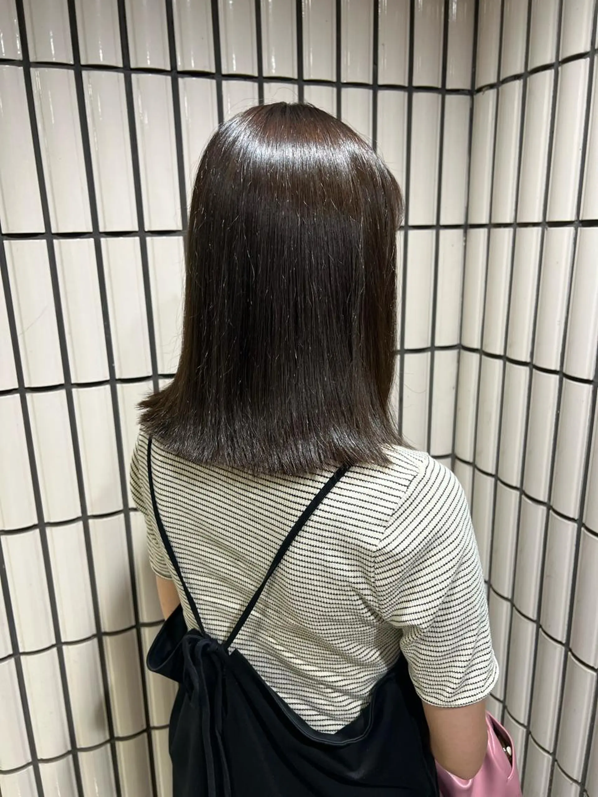 ミディアム カラー 舟橋耀/ブリーチカラ ー/レイヤーカットのヘアスタイル