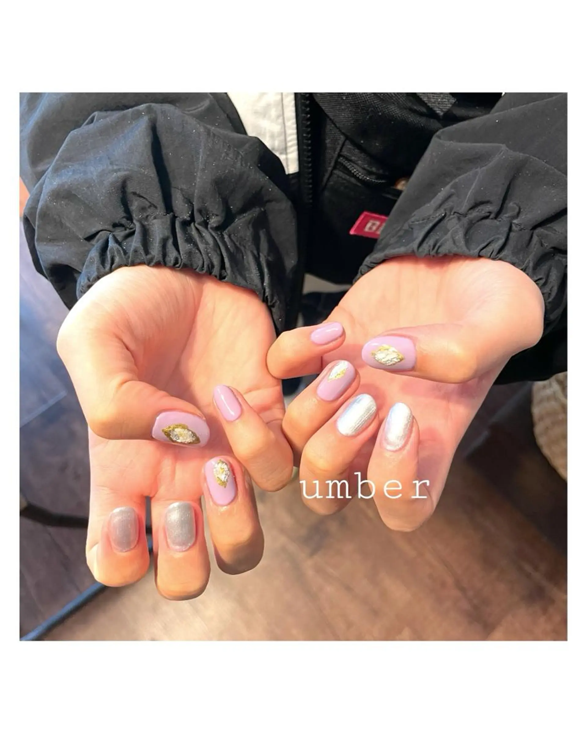 ネイル クリアネイル フラッシュネイル フットネイル フレンチネイル マグネットネイル ハンドネイル umber 三茶1分のネイルデザイン