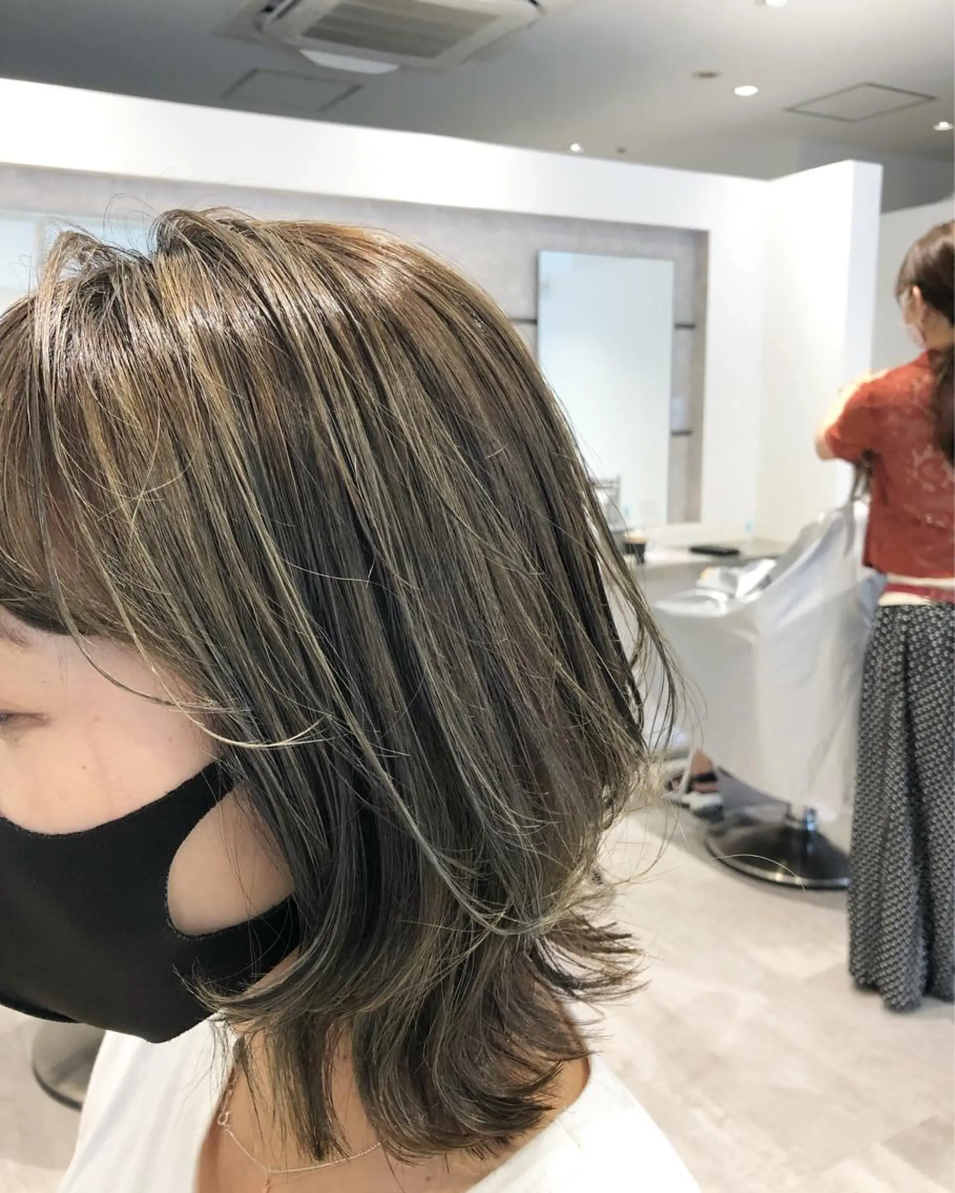 ミディアム カラー カット ヘアカラー トリートメント MignonS 仙幸 大輔のヘアスタイル