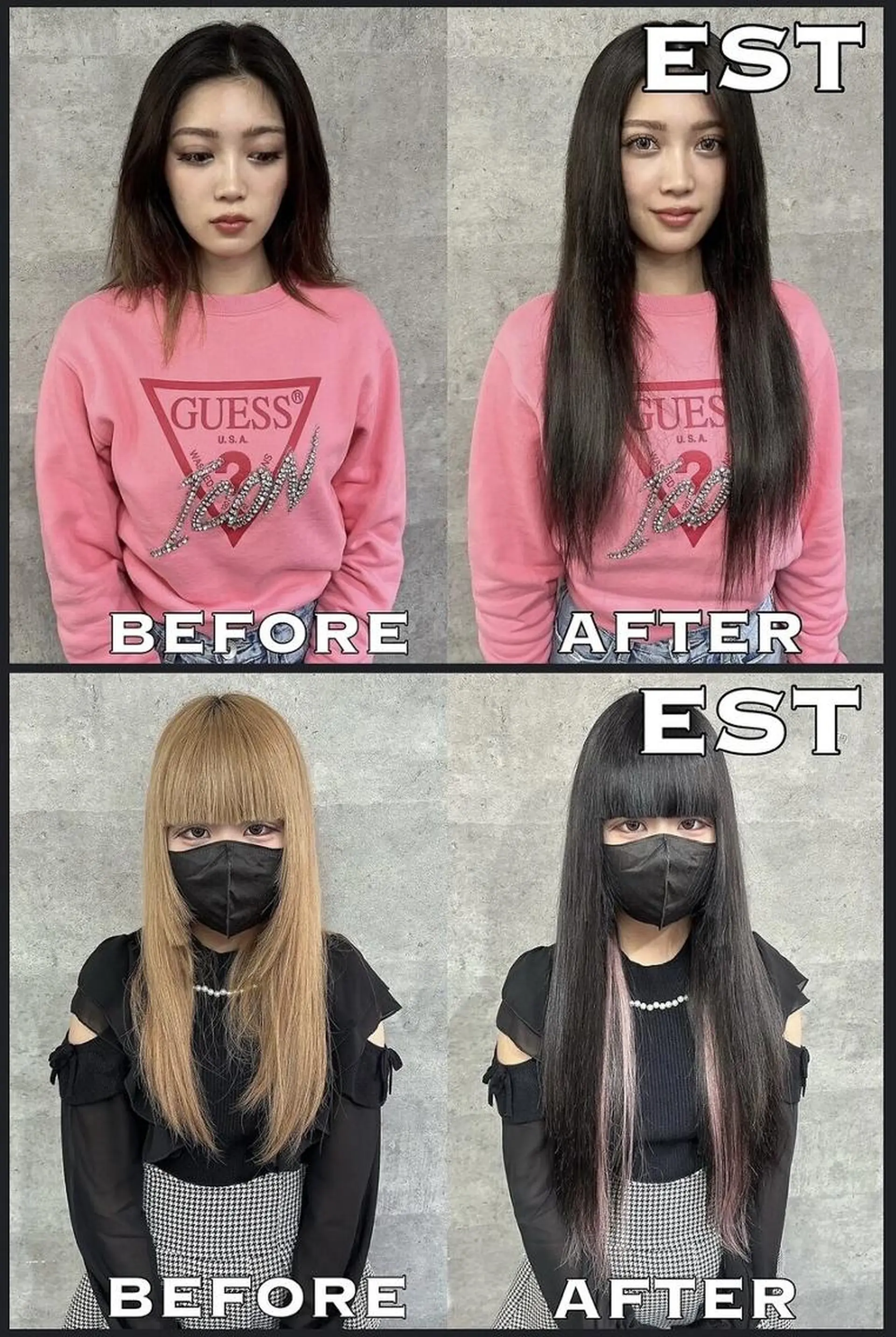 ロング メンズ ヘアアレンジ カラー エクステ M. KURUMIのヘアスタイル