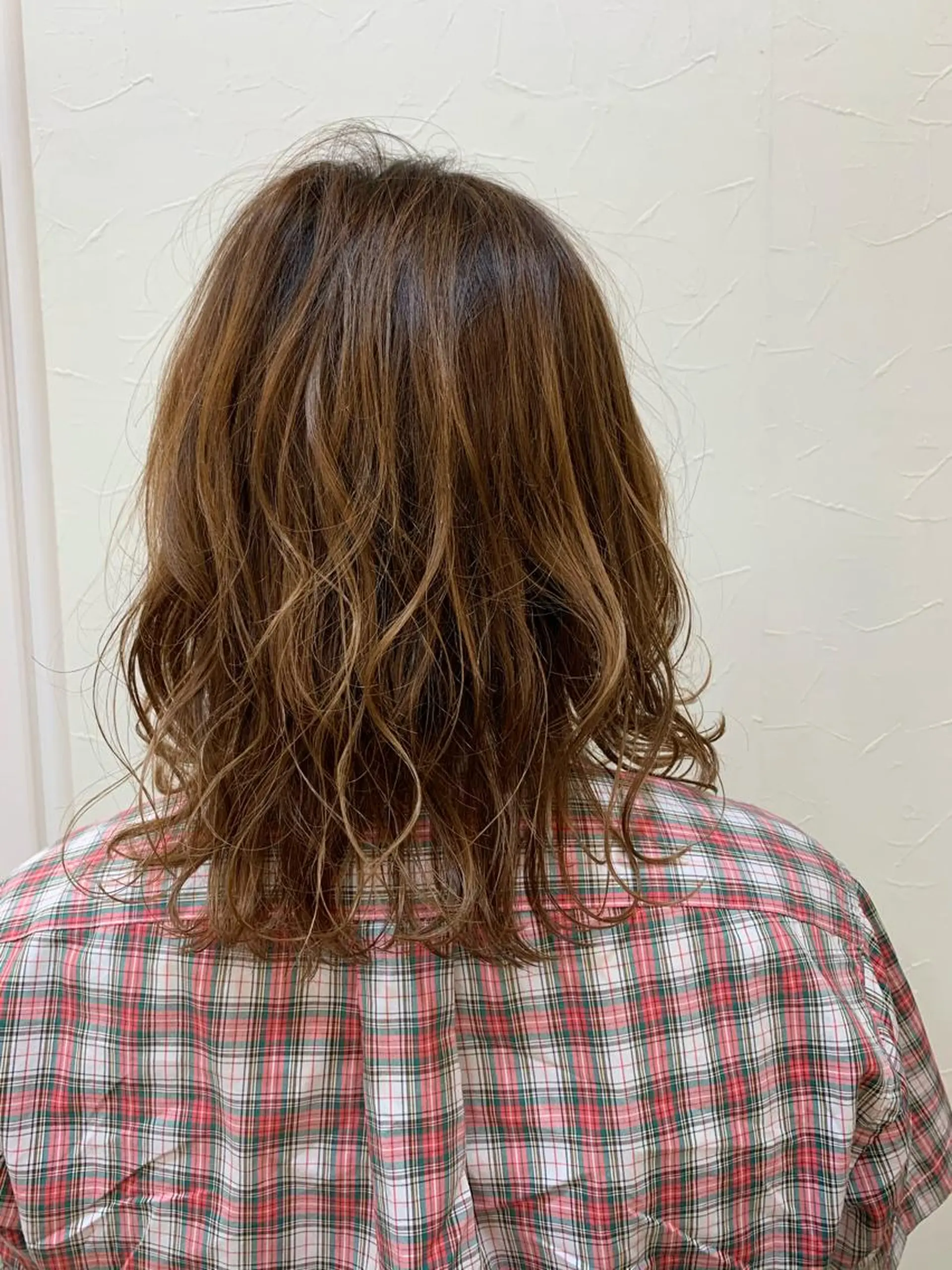 ミディアム 切りっぱなしロブ カット 🦋艶モテカラー/ヘ アセット🦋YURIのヘアスタイル