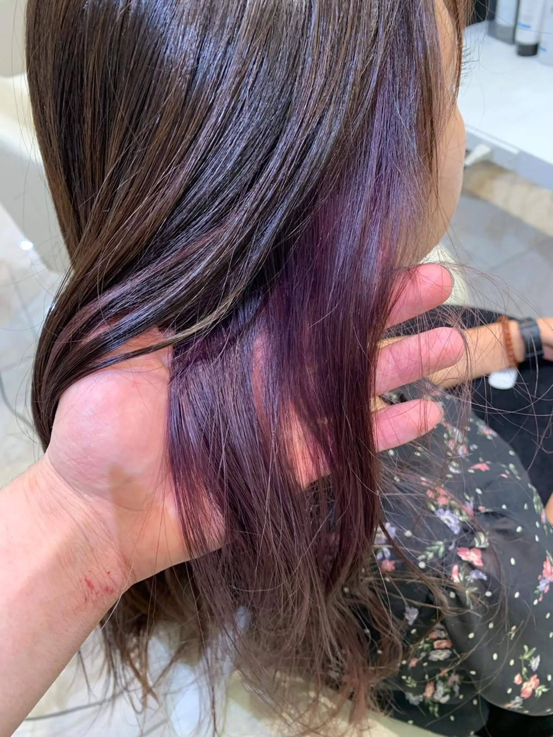 ロング カラー ケンジアネッタ Men'sのヘアスタイル