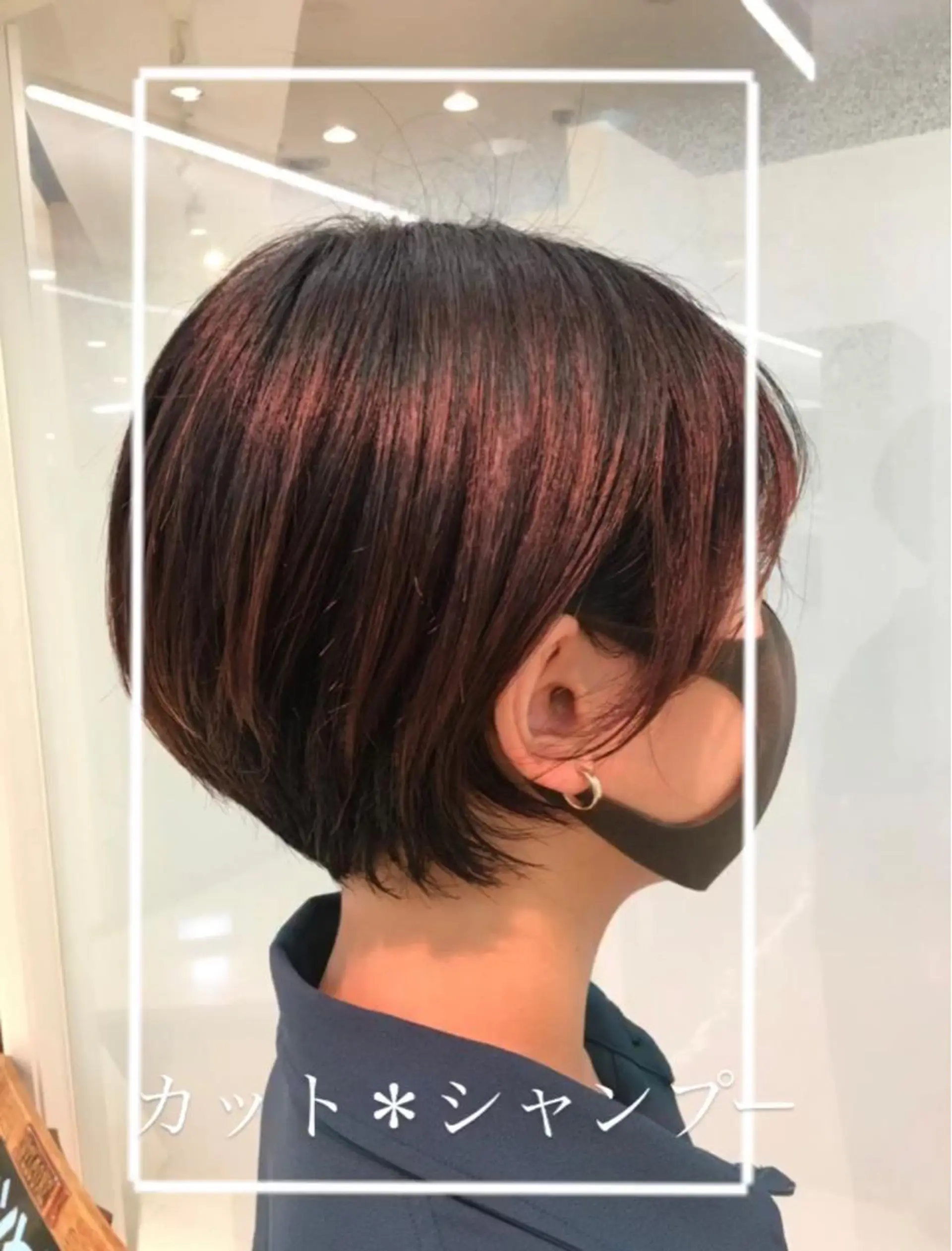 ショート カット ヘッドスパ 艶質改善/縮毛矯正 ササキナツミのヘアスタイル