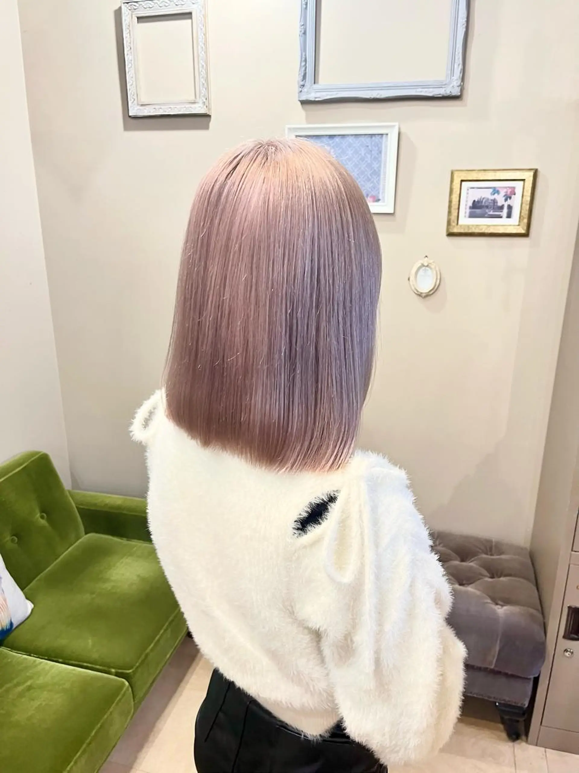 ミディアム カラー ヘアアレンジ ヘアカラー トリートメント S.BLOOM 川崎 翔哉のヘアスタイル